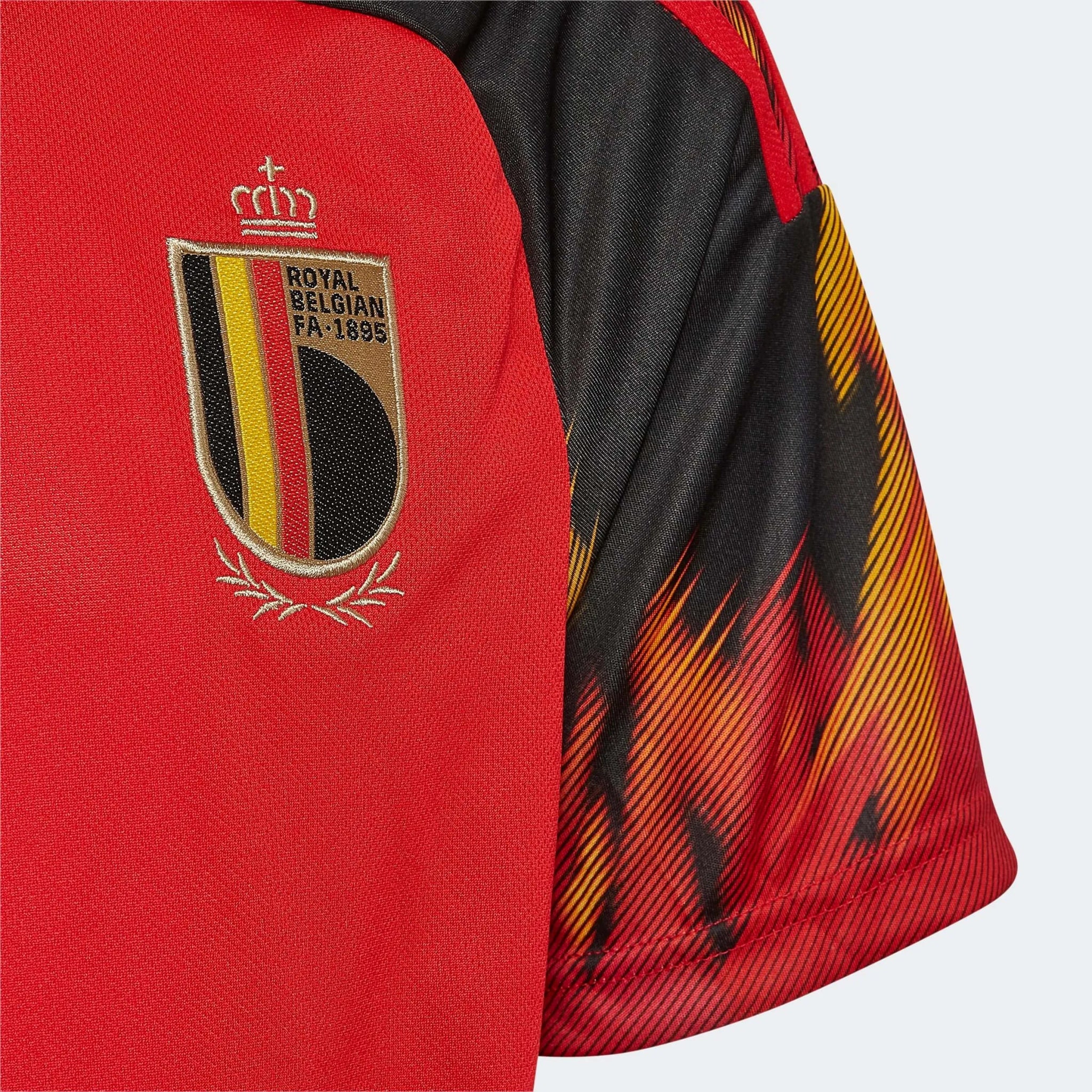 adidas 2022-23 Belgium Youth Home Jersey - Red-Black