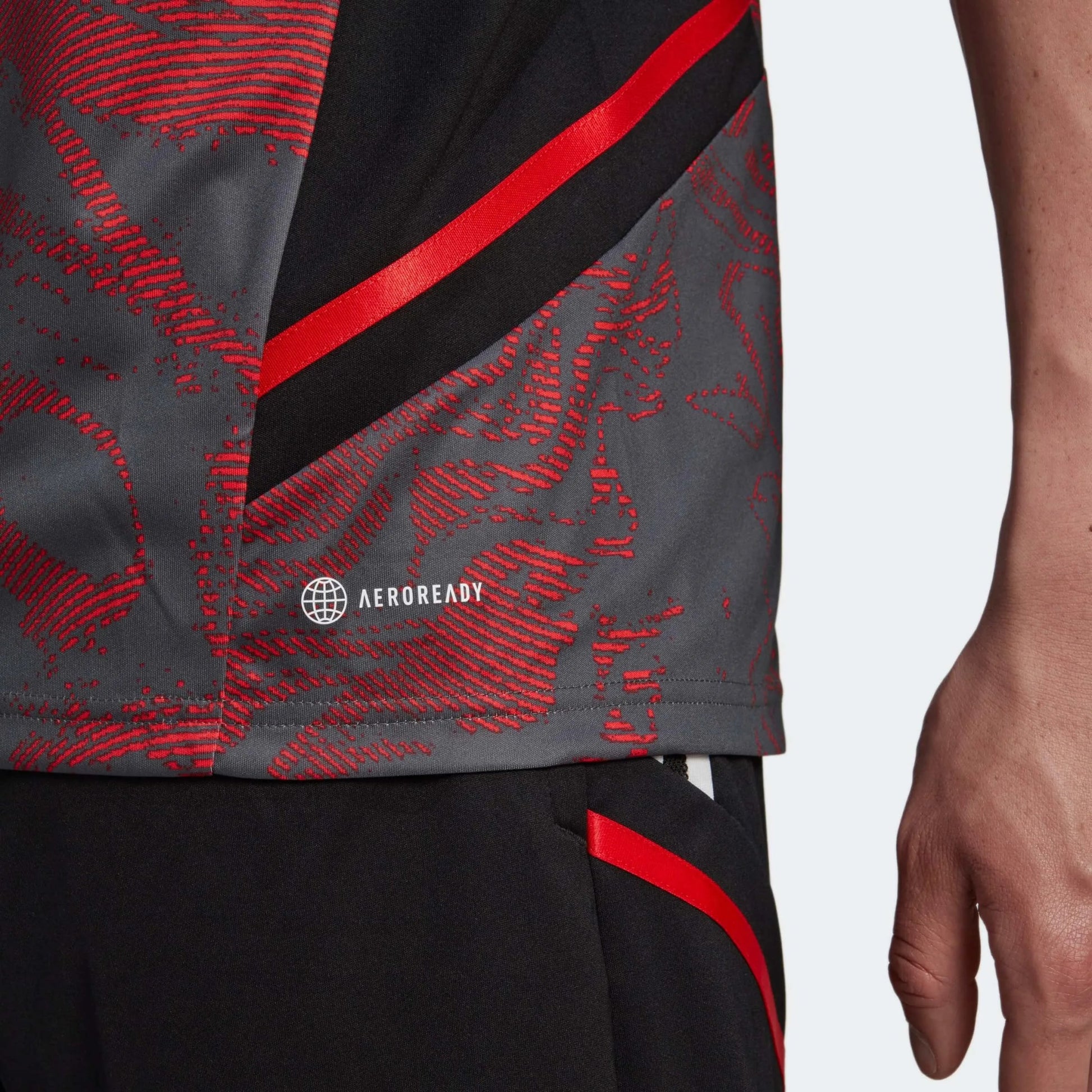 adidas 2022-23 FC Bayern EU Training Jersey - Red-Grey
