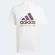 adidas 2022-23 Germany DNA Graphic Tee - White-Black (Front)