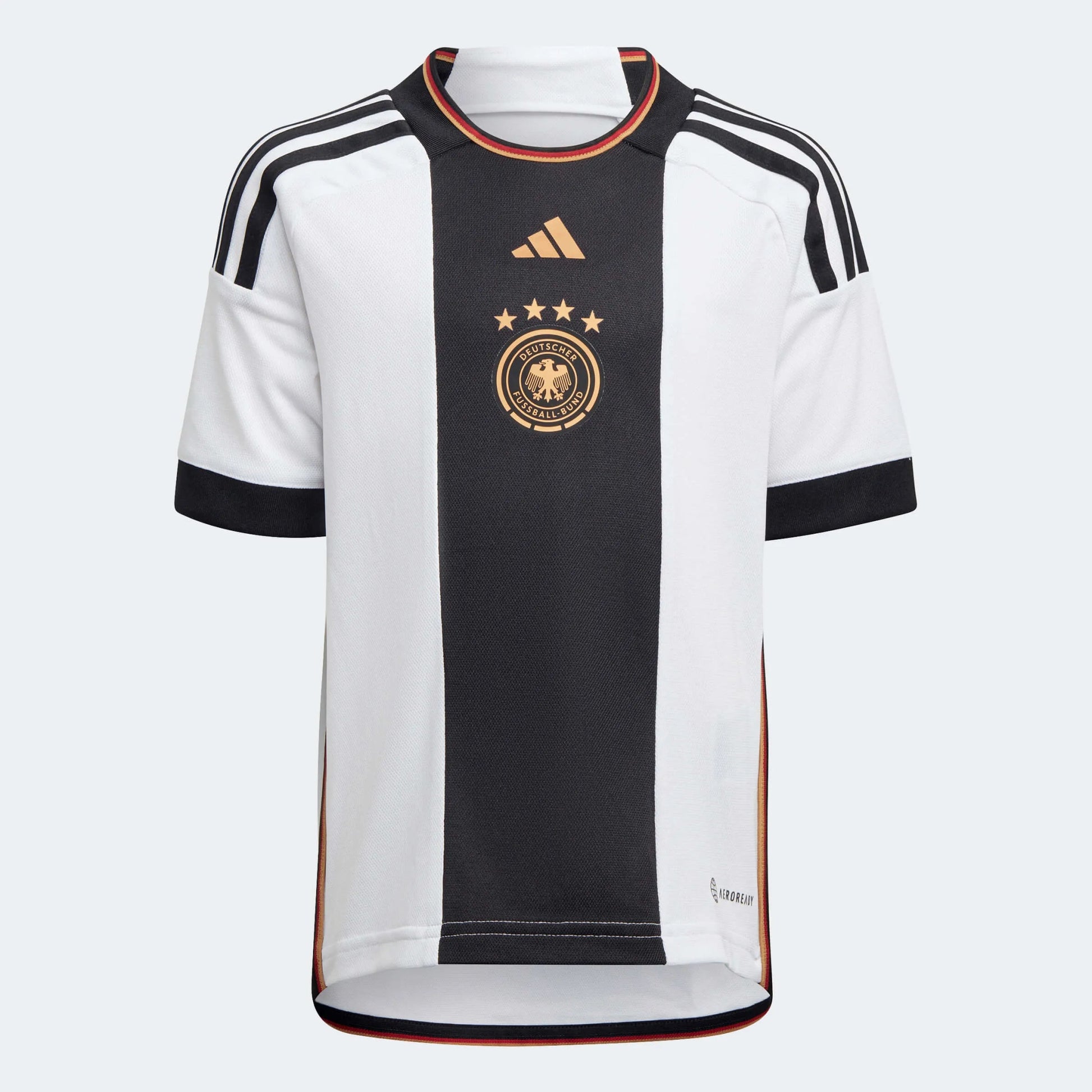adidas 2022-23 Germany Home Mini Kit White-Black