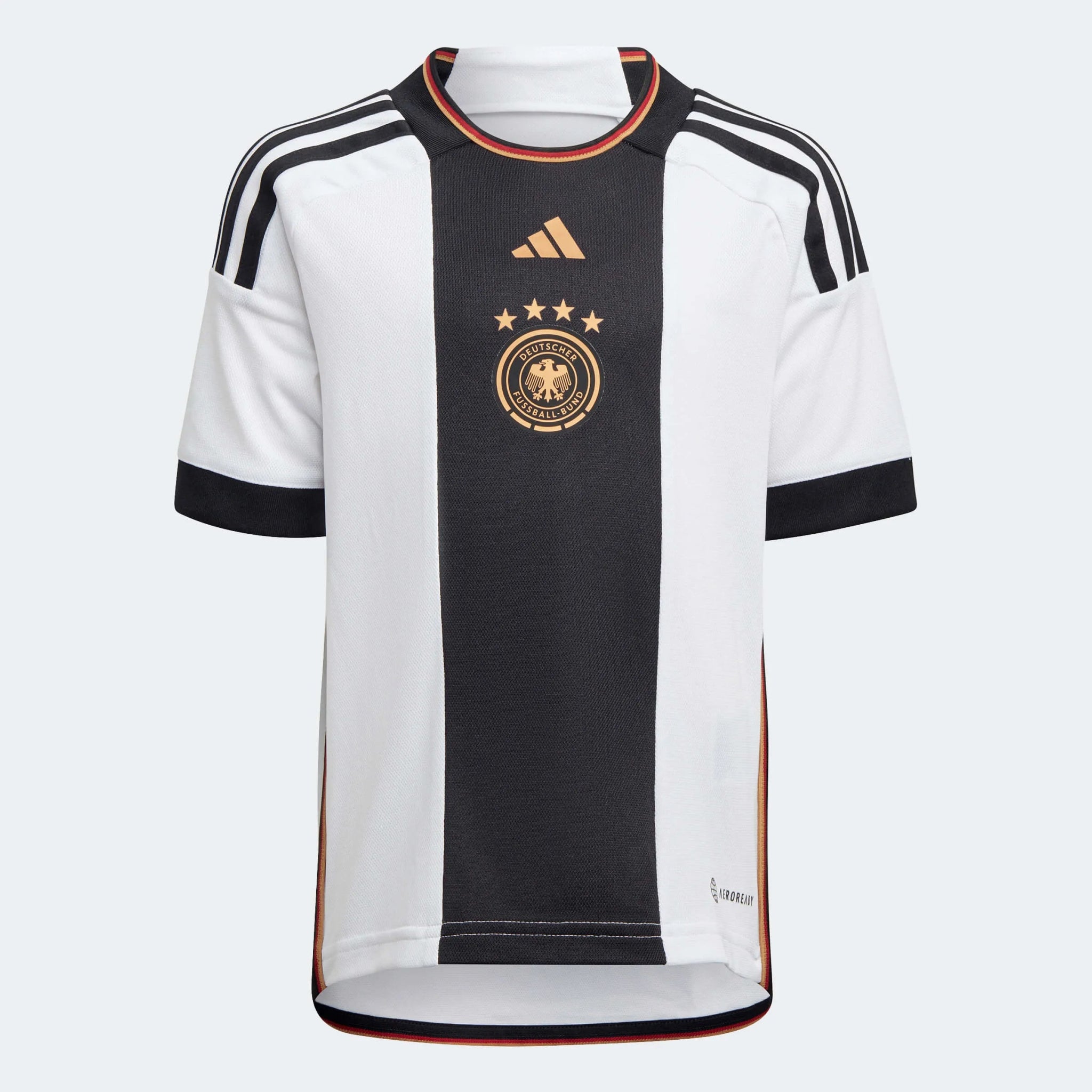adidas 2022-23 Germany Home Mini Kit White-Black