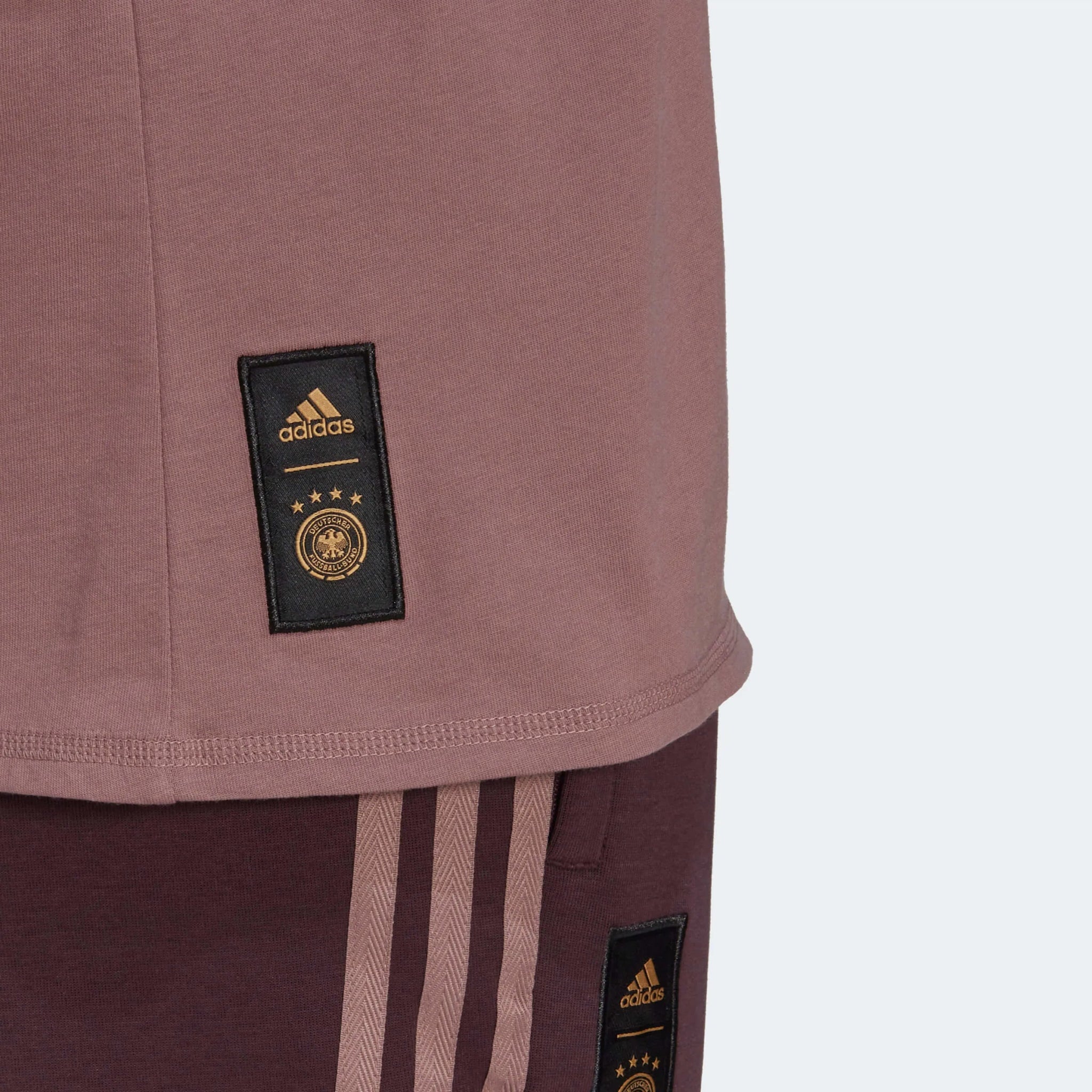 adidas 2022-23 Germany Women's Tee - Purple (Detail 2)
