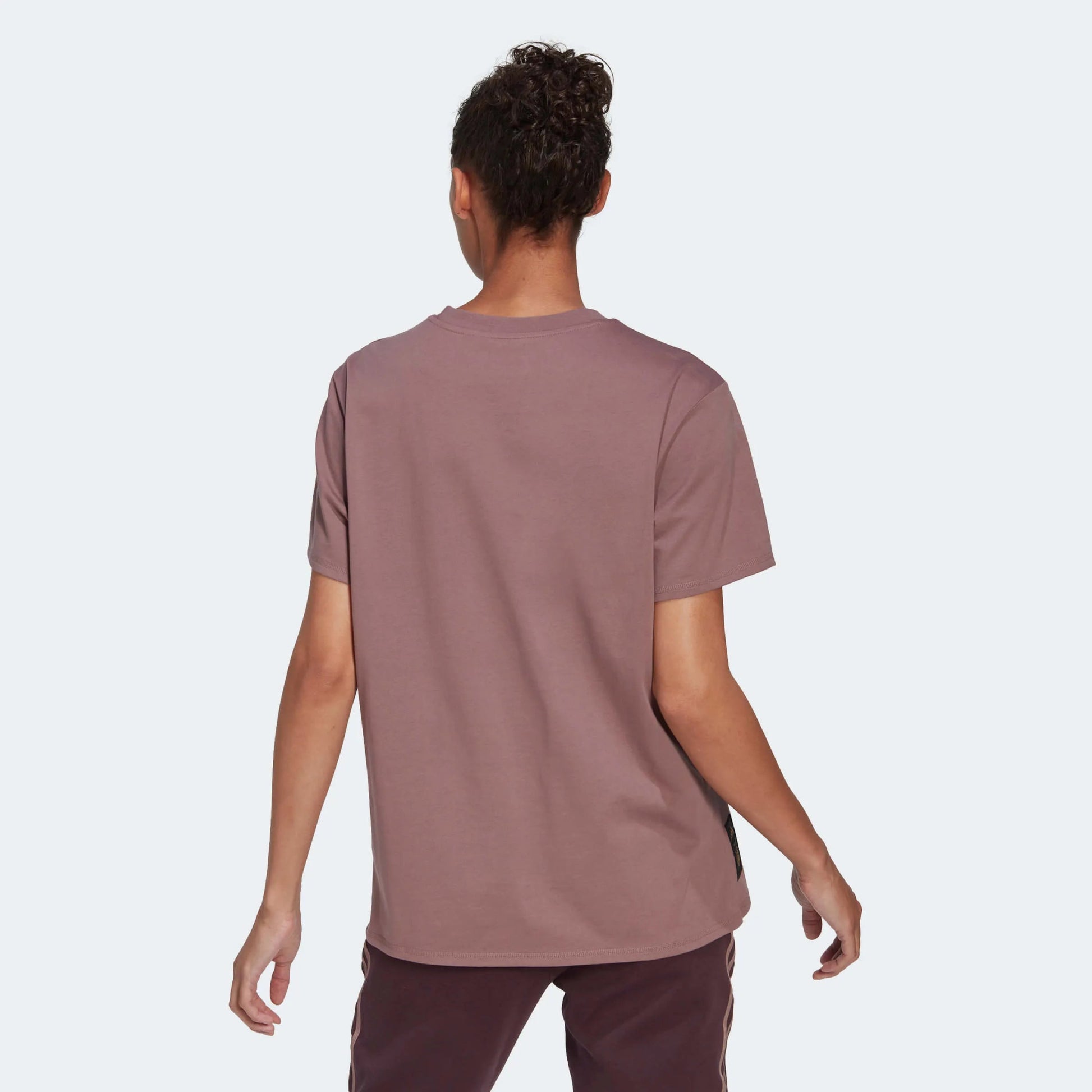 adidas 2022-23 Germany Women's Tee - Purple (Model - Back)