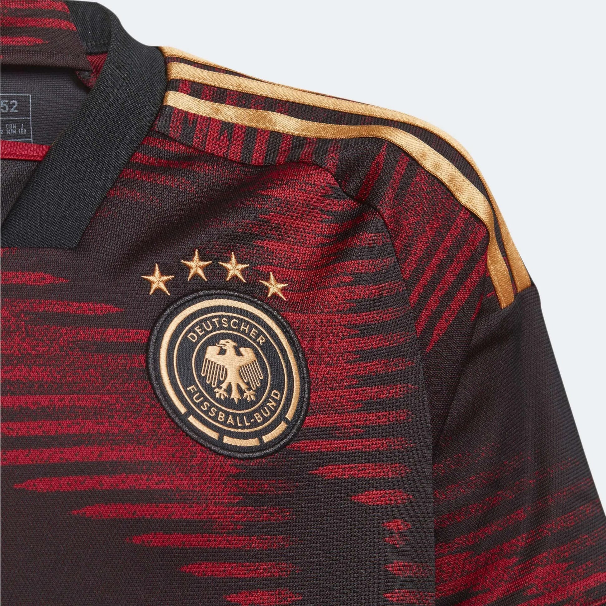 adidas 2022-23 Germany Youth Away Jersey Black (Detail 1)