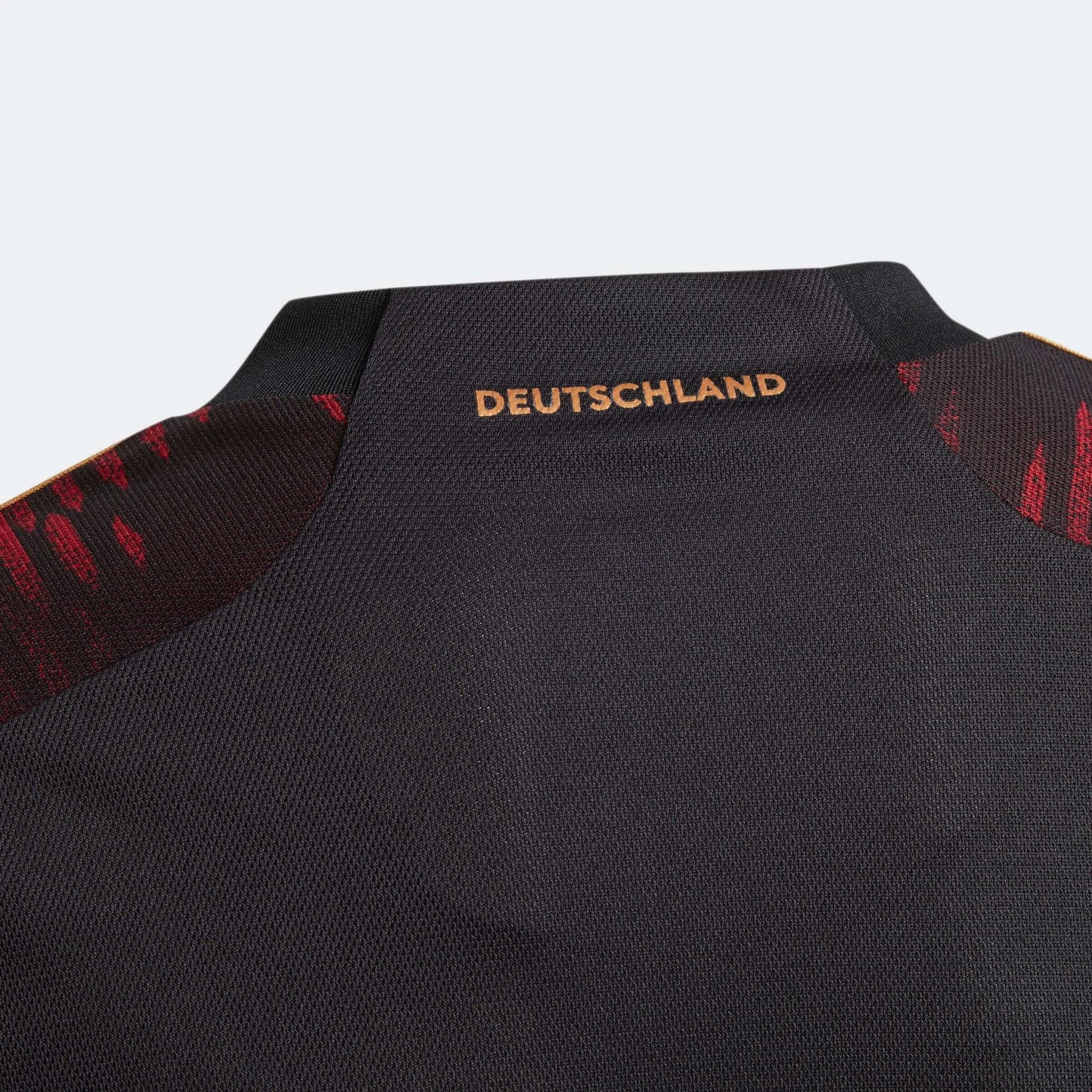 adidas 2022-23 Germany Youth Away Jersey Black (Detail 2)