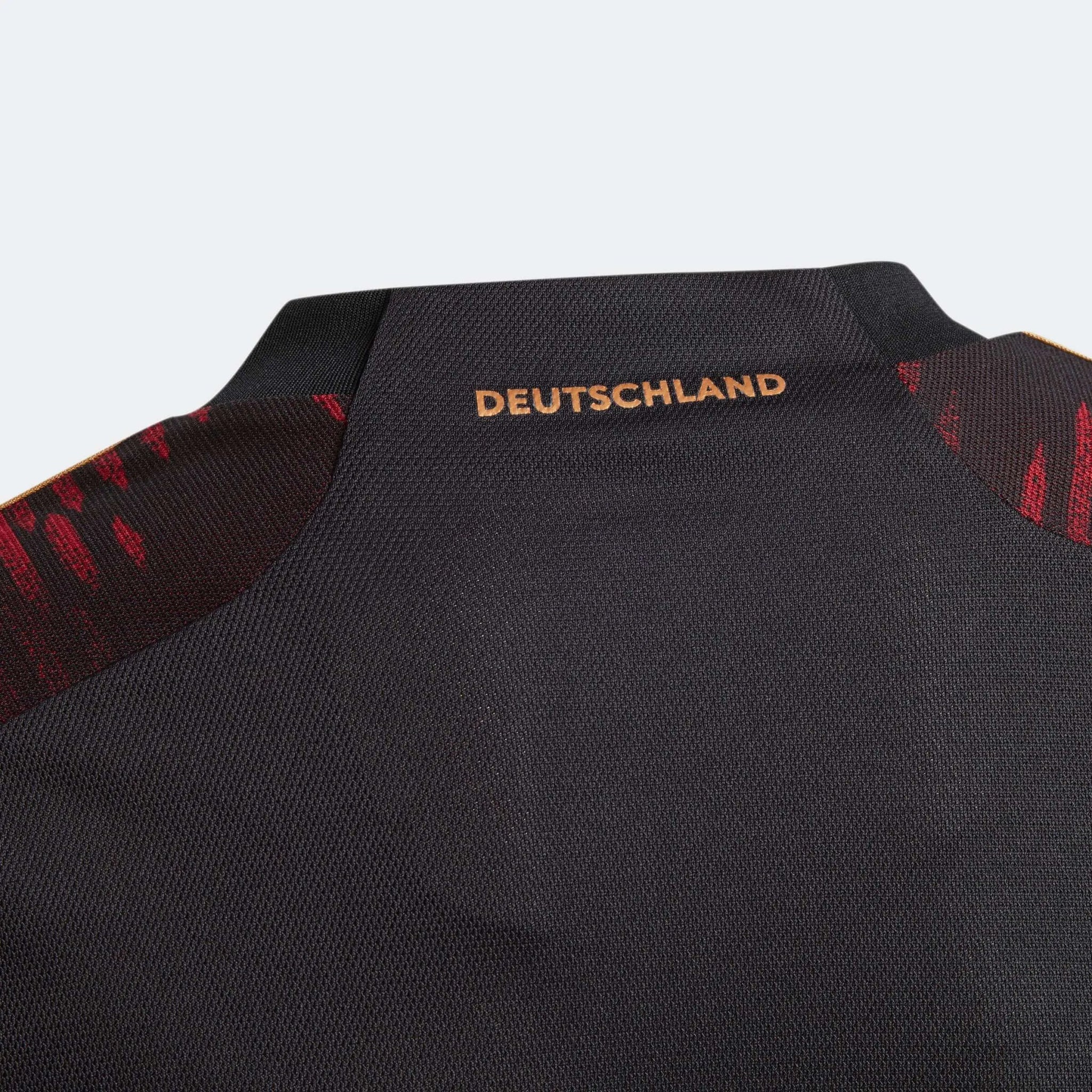 adidas 2022-23 Germany Youth Away Jersey Black (Detail 2)