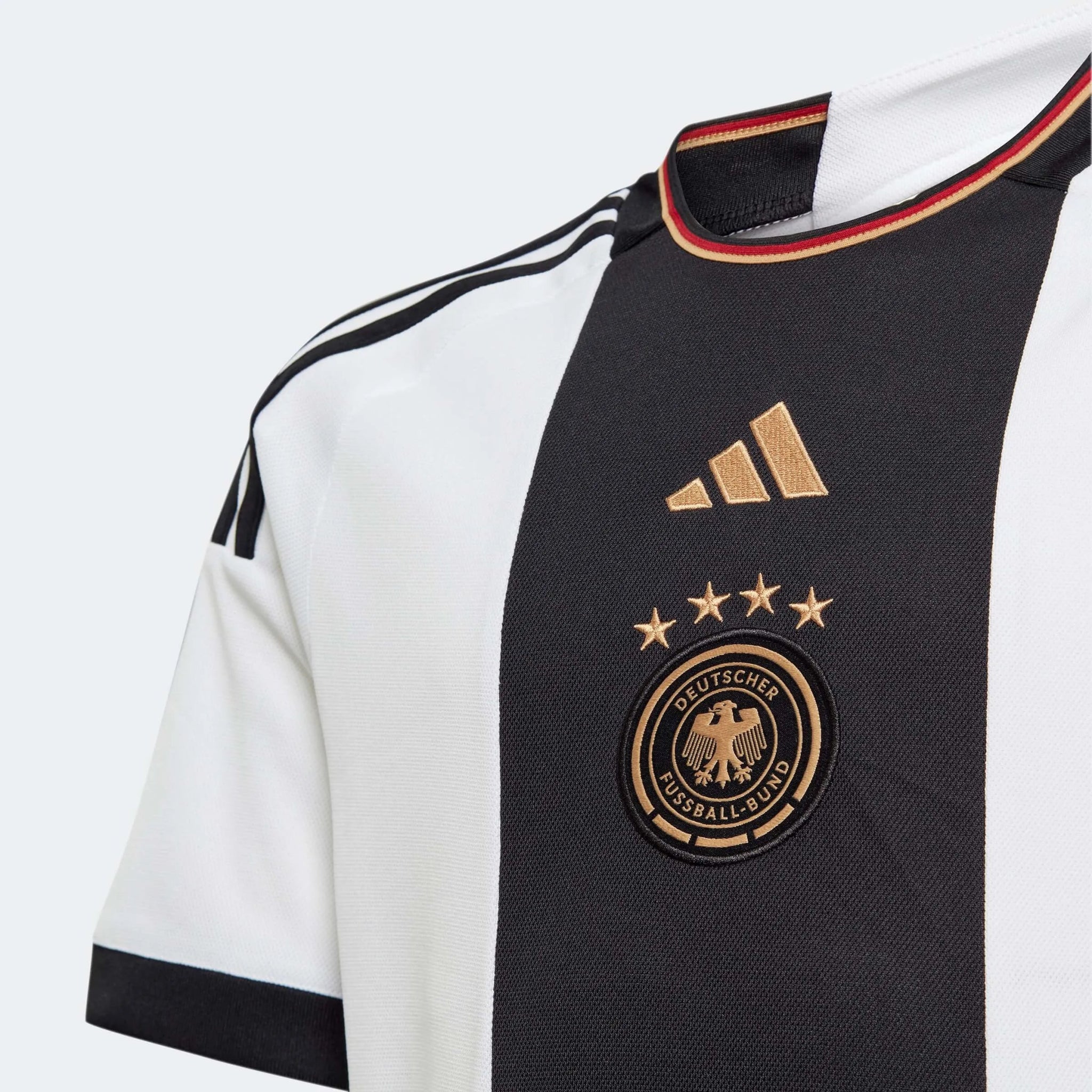 adidas 2022-23 Germany Youth Home Jersey White-Black