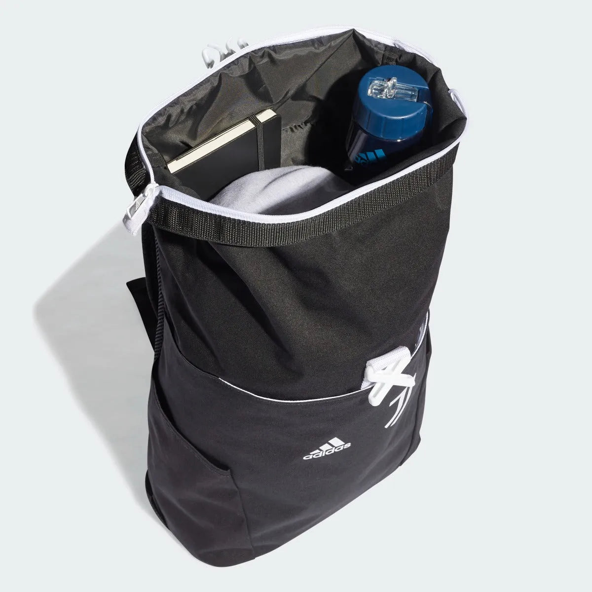 adidas 2022-23 Juventus Backpack - Black-White (Top)