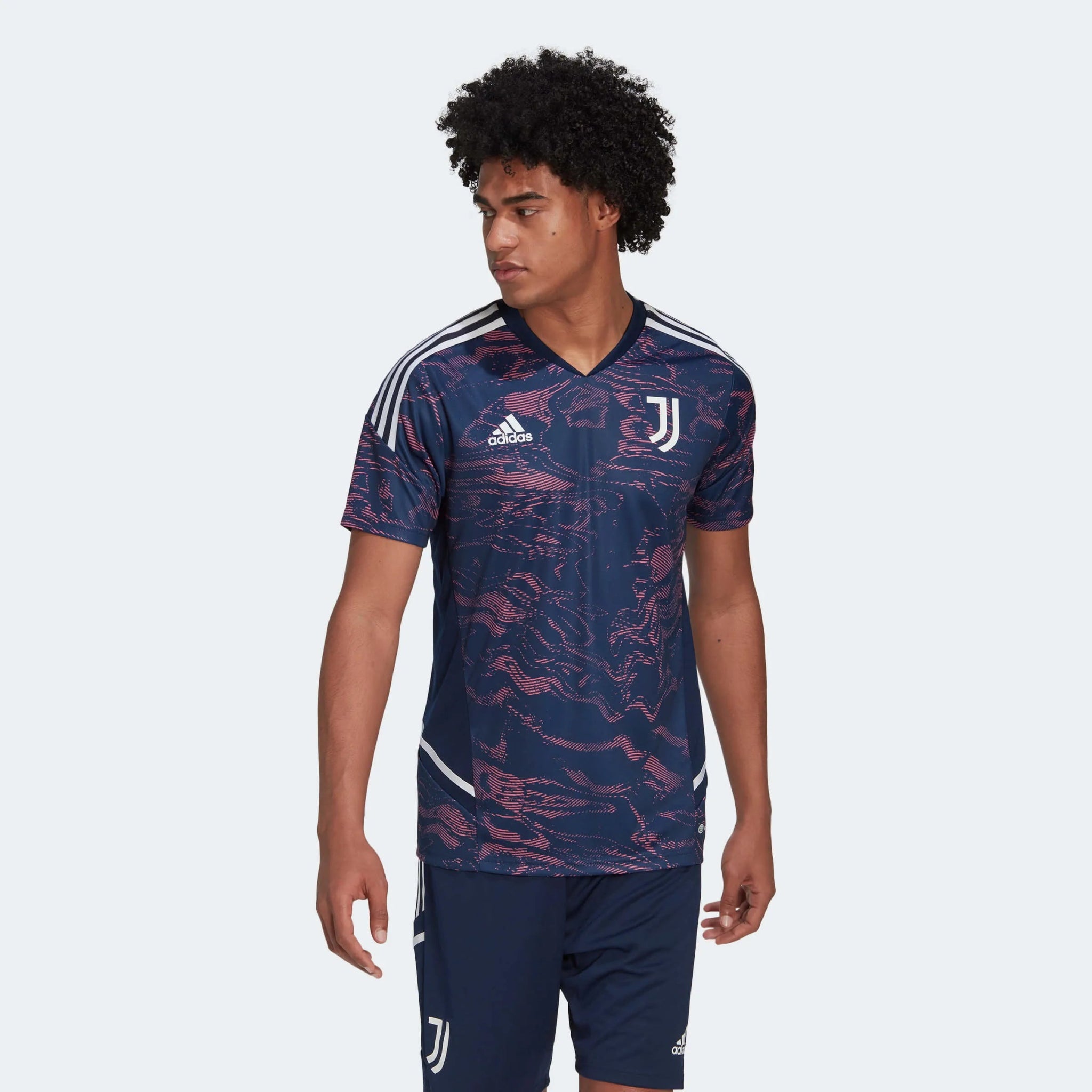 adidas 2022-23 Juventus EU Training Jersey - Navy-Rose