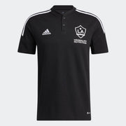 adidas 2022-23 LA Galaxy Condivo 22 Polo - Black-White