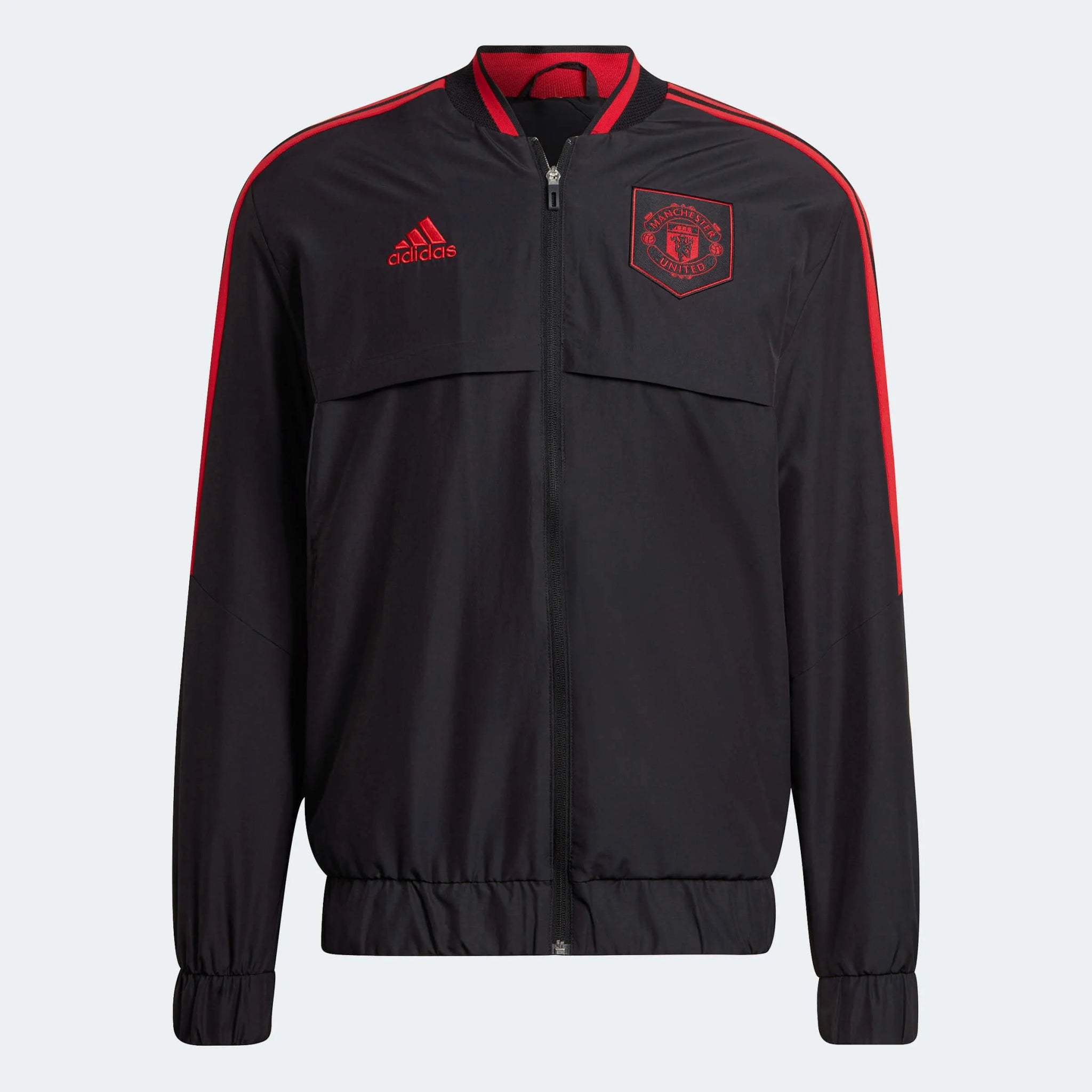 Adidas 2022-23 Manchester United Anthem Jacket - Black
