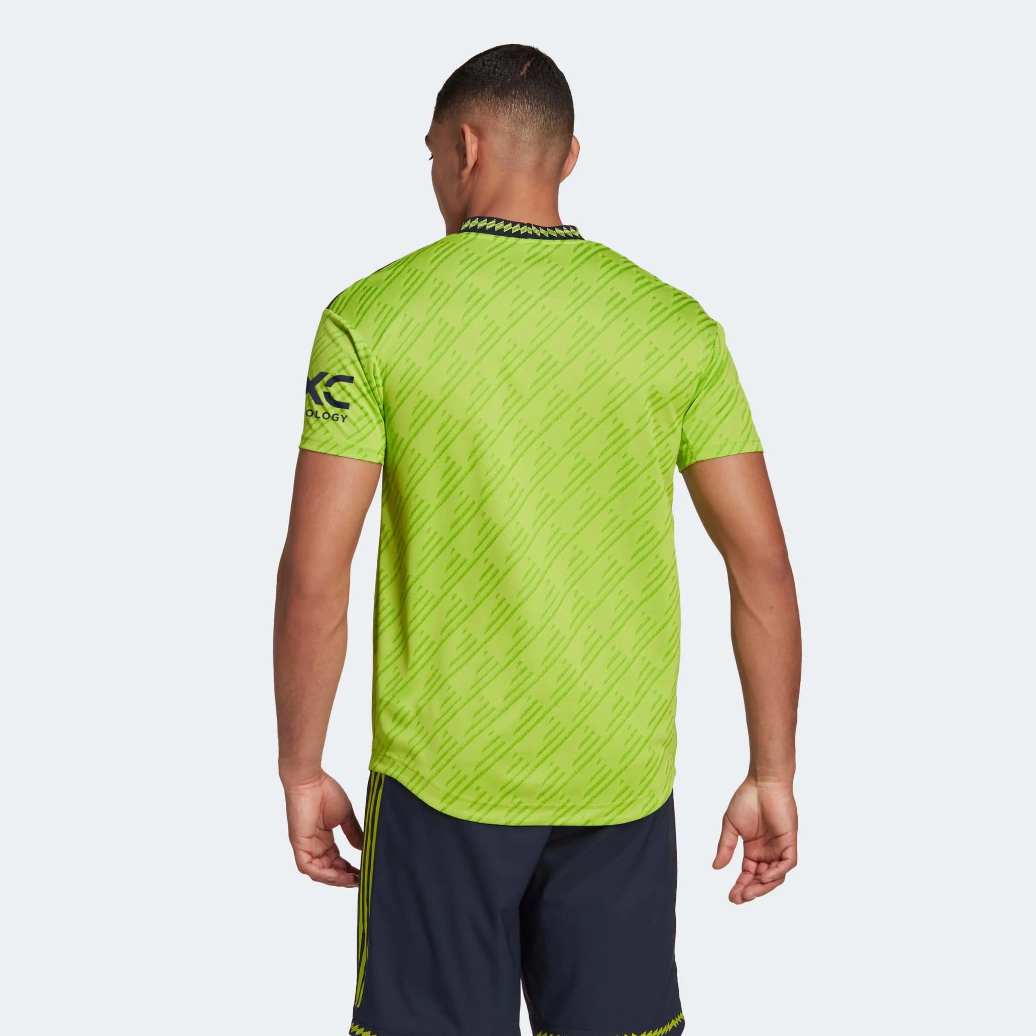 adidas 2022-23 Manchester United Authentic Third Jersey - Solar Slime