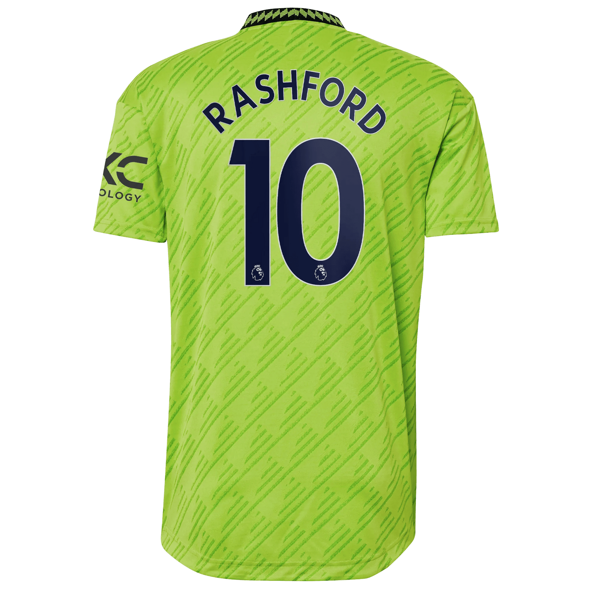 adidas 2022-23 Manchester United Authentic Third Jersey - Solar Slime