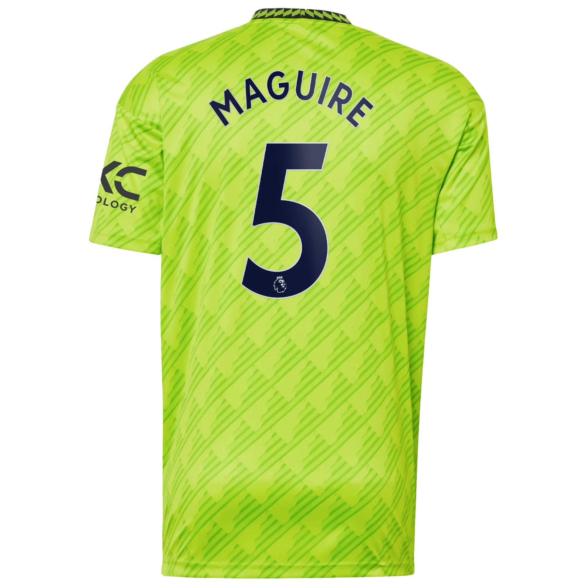adidas 2022-23 Manchester United Third Jersey - Solar Slime