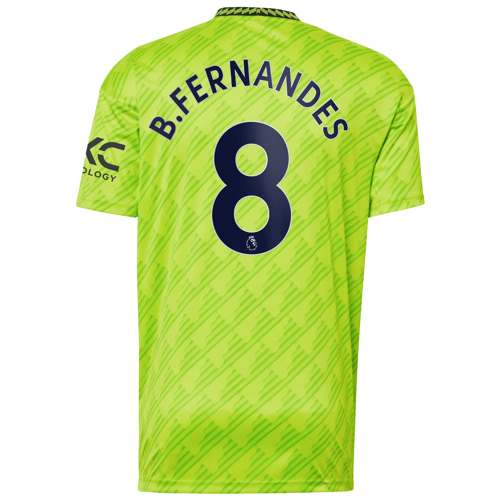 adidas 2022-23 Manchester United Third Jersey - Solar Slime