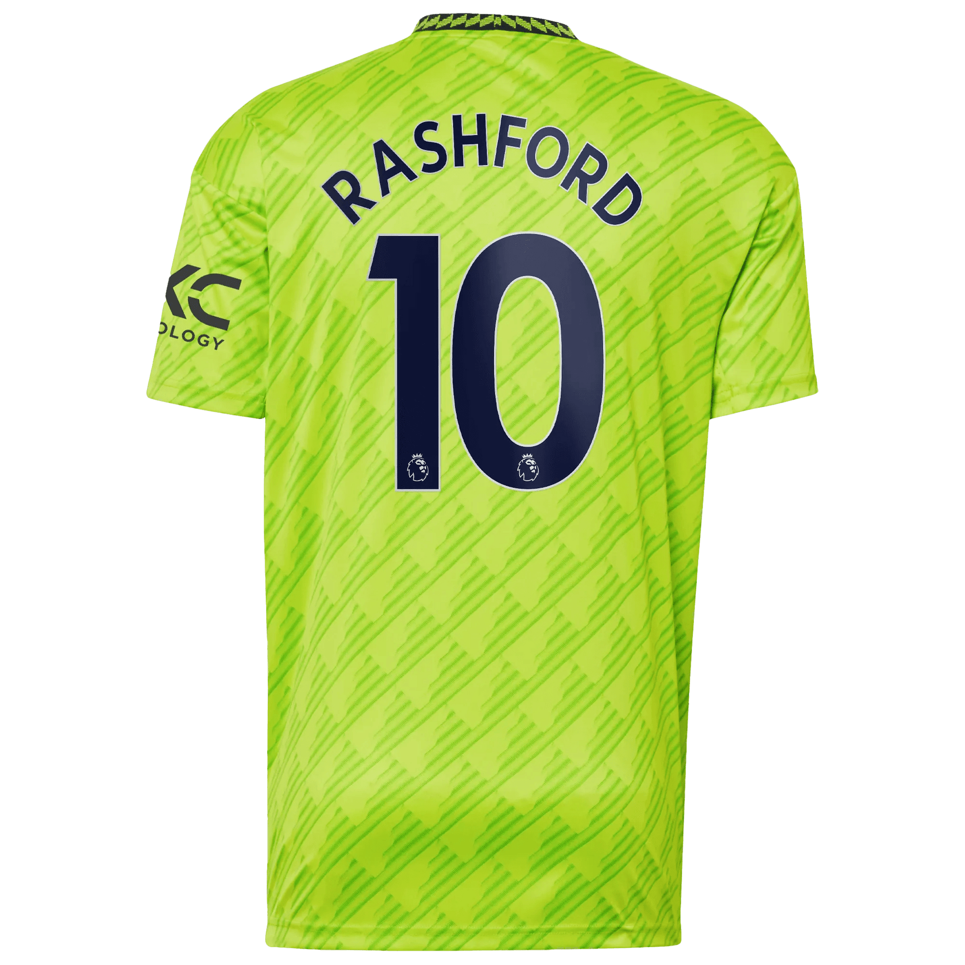 adidas 2022-23 Manchester United Third Jersey - Solar Slime