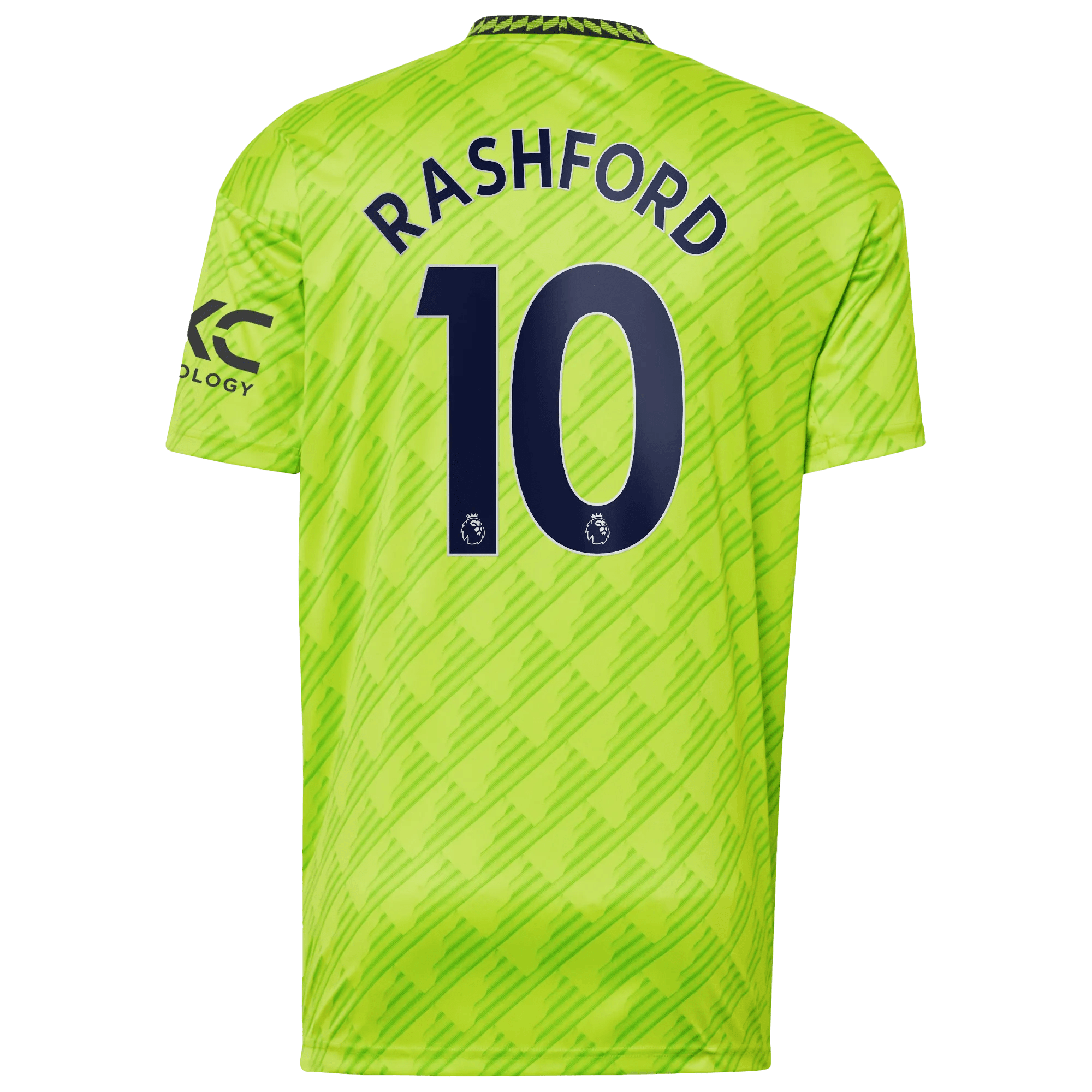 adidas 2022-23 Manchester United Third Jersey - Solar Slime
