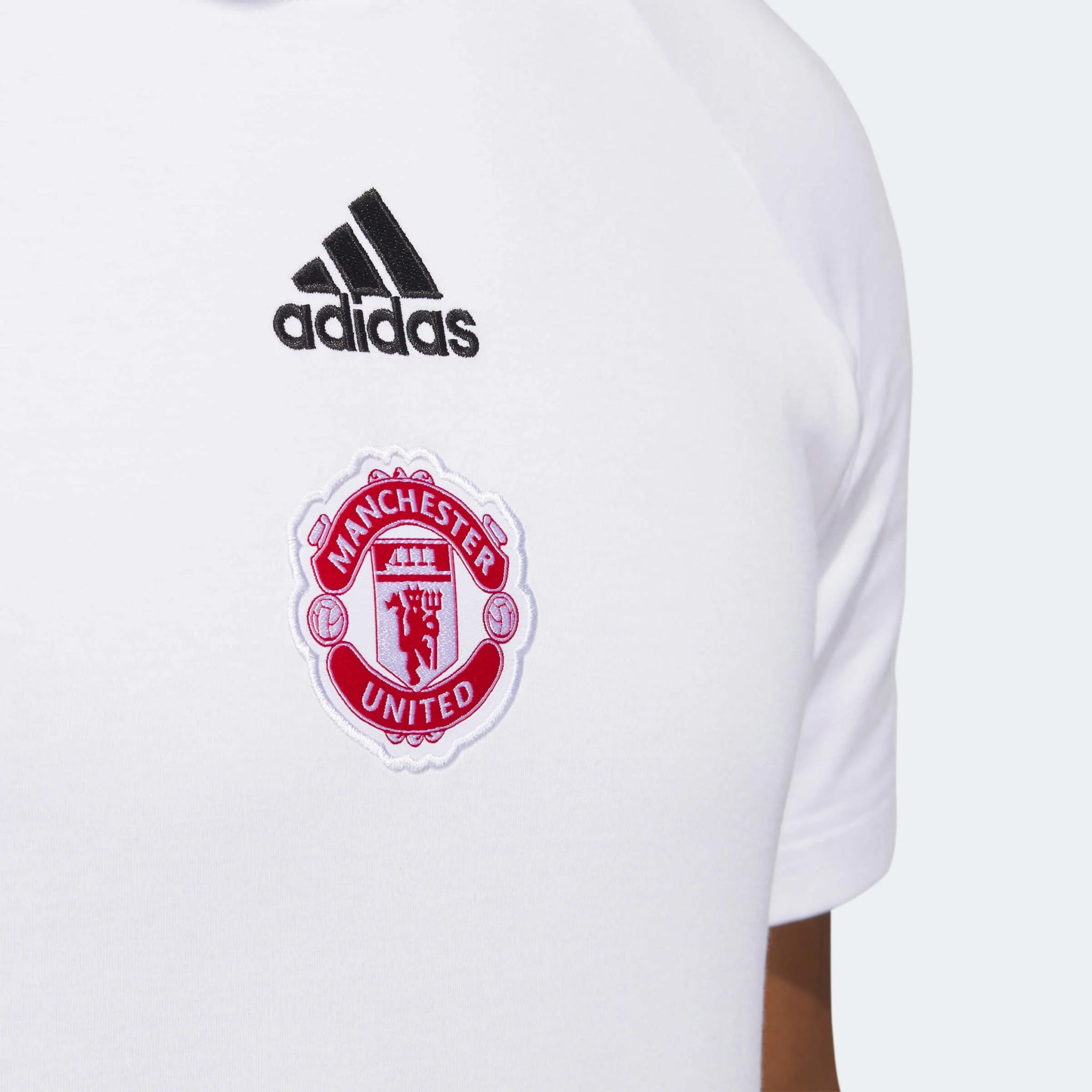 adidas 2022-23 Manchester United Travel Tee - White