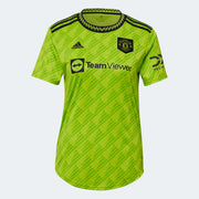 adidas 2022-23 Manchester United Women's Third Jersey - Solar Slime