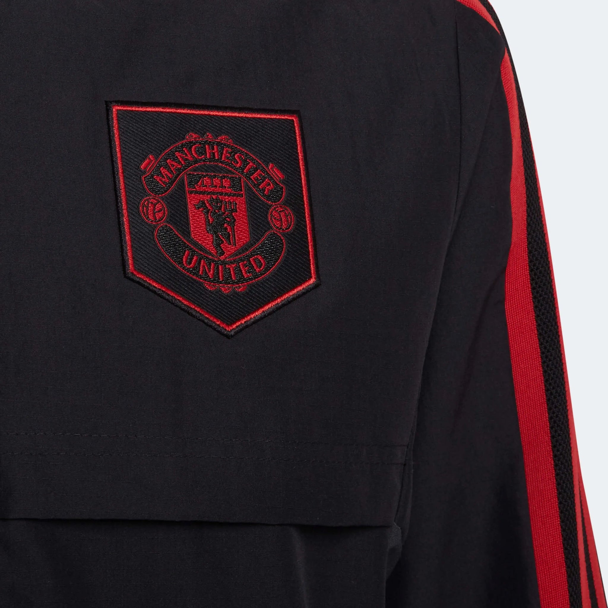 adidas 2022-23 Manchester United Youth Anthem Jacket - Black