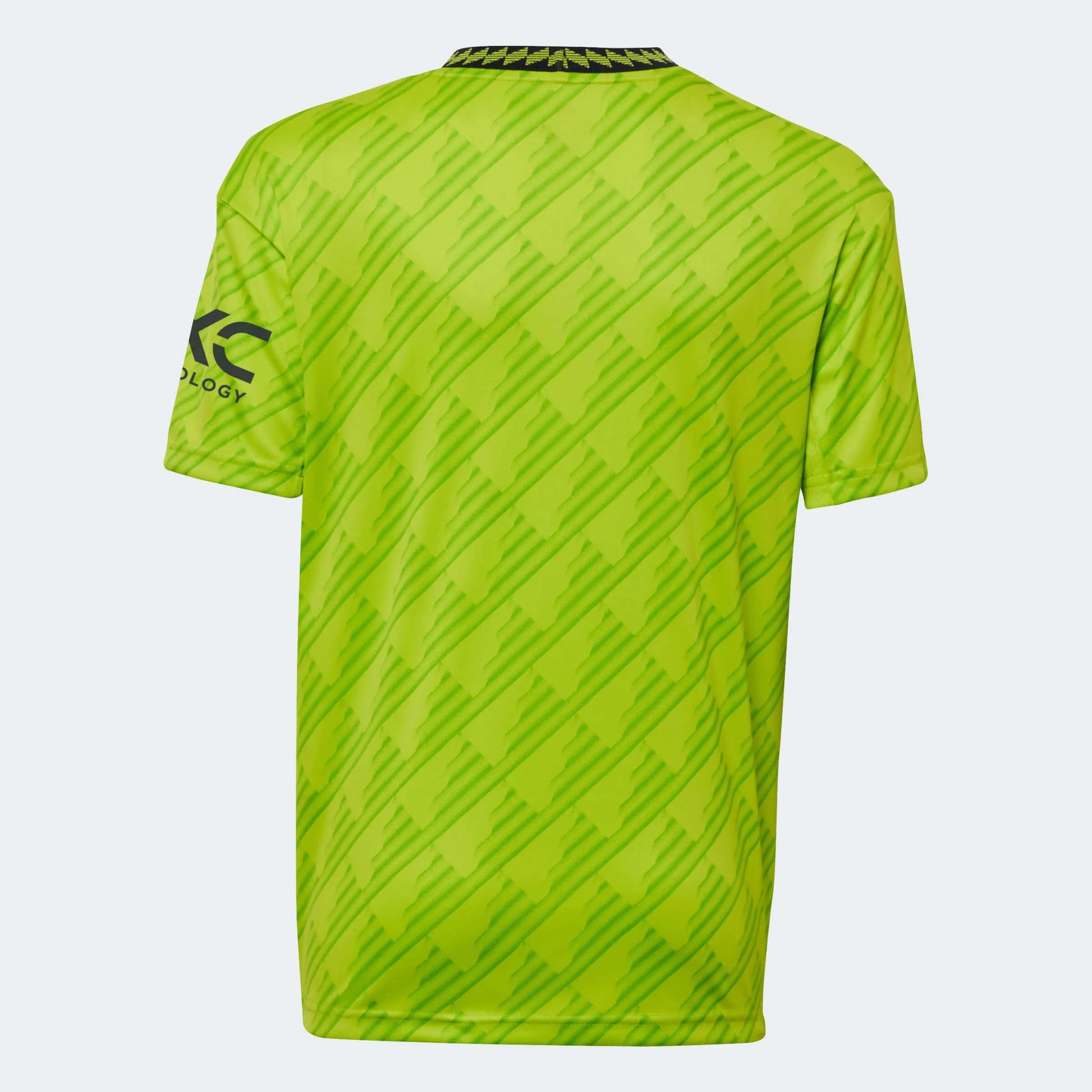 adidas 2022-23 Manchester United Youth Third Jersey - Solar Slime