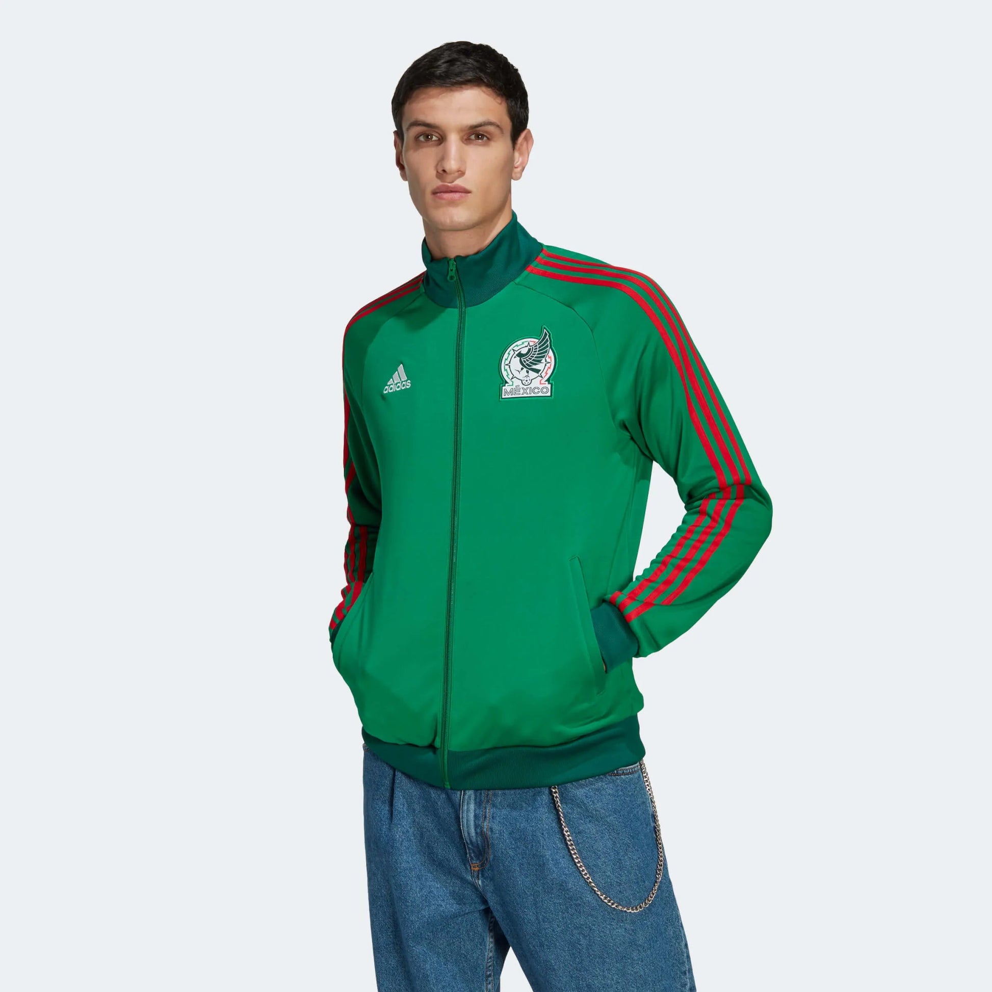 adidas 2022-23 Mexico 3-Stripes Track Top