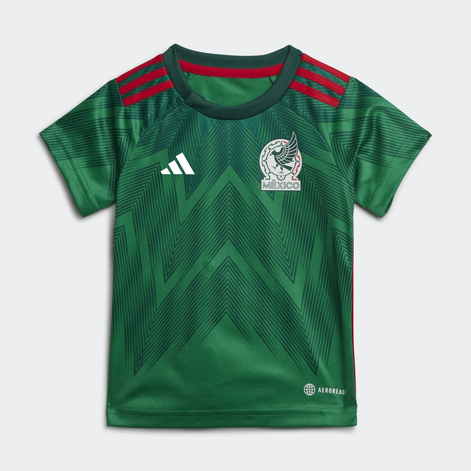 adidas 2022-23 Mexico Home Baby Kit Green