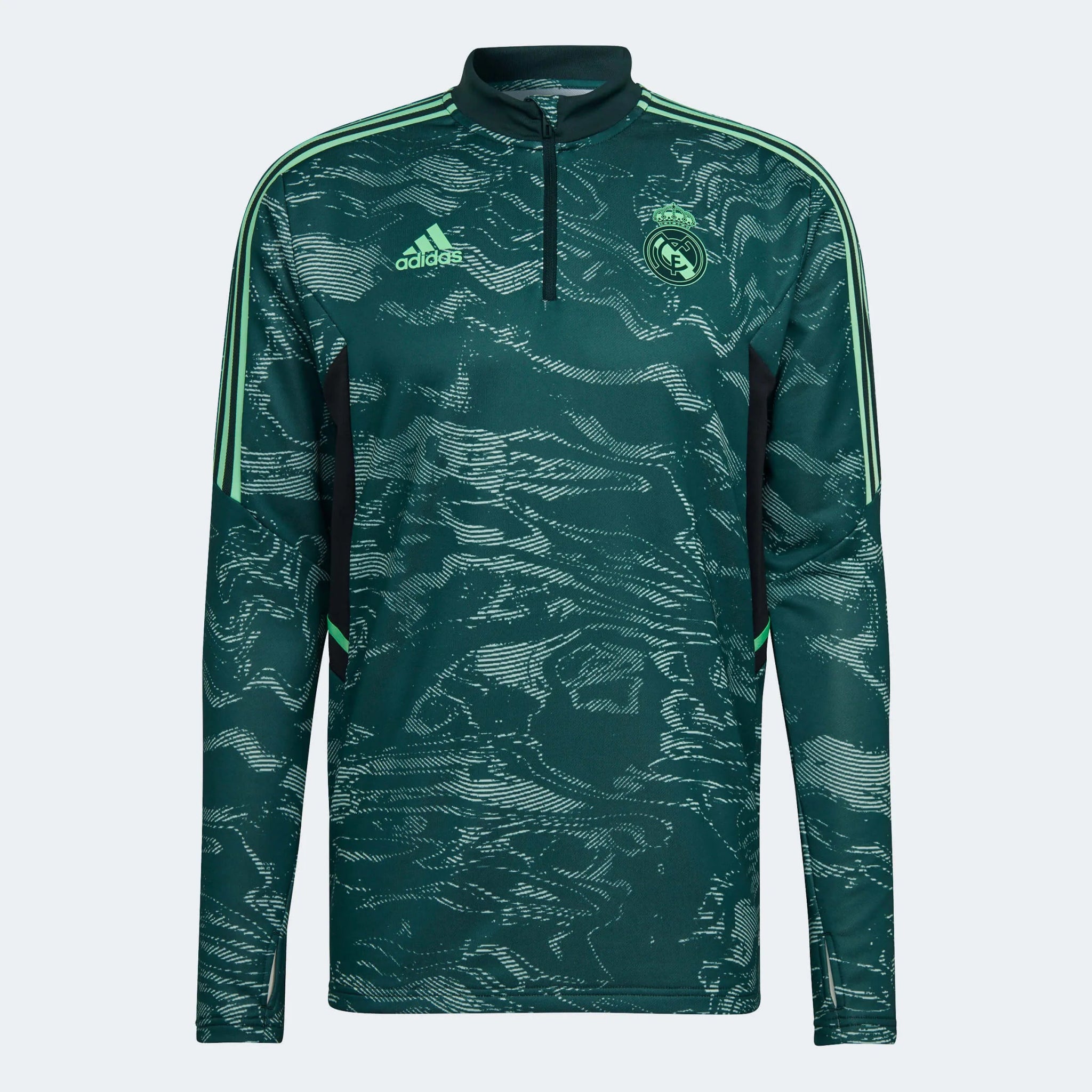 adidas 2022-23 Real Madrid EU Training Top - Green
