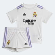 adidas 2022-23 Real Madrid Home Baby Kit - White