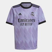 adidas 2022-23 Real Madrid Youth Away Jersey - Light Purple