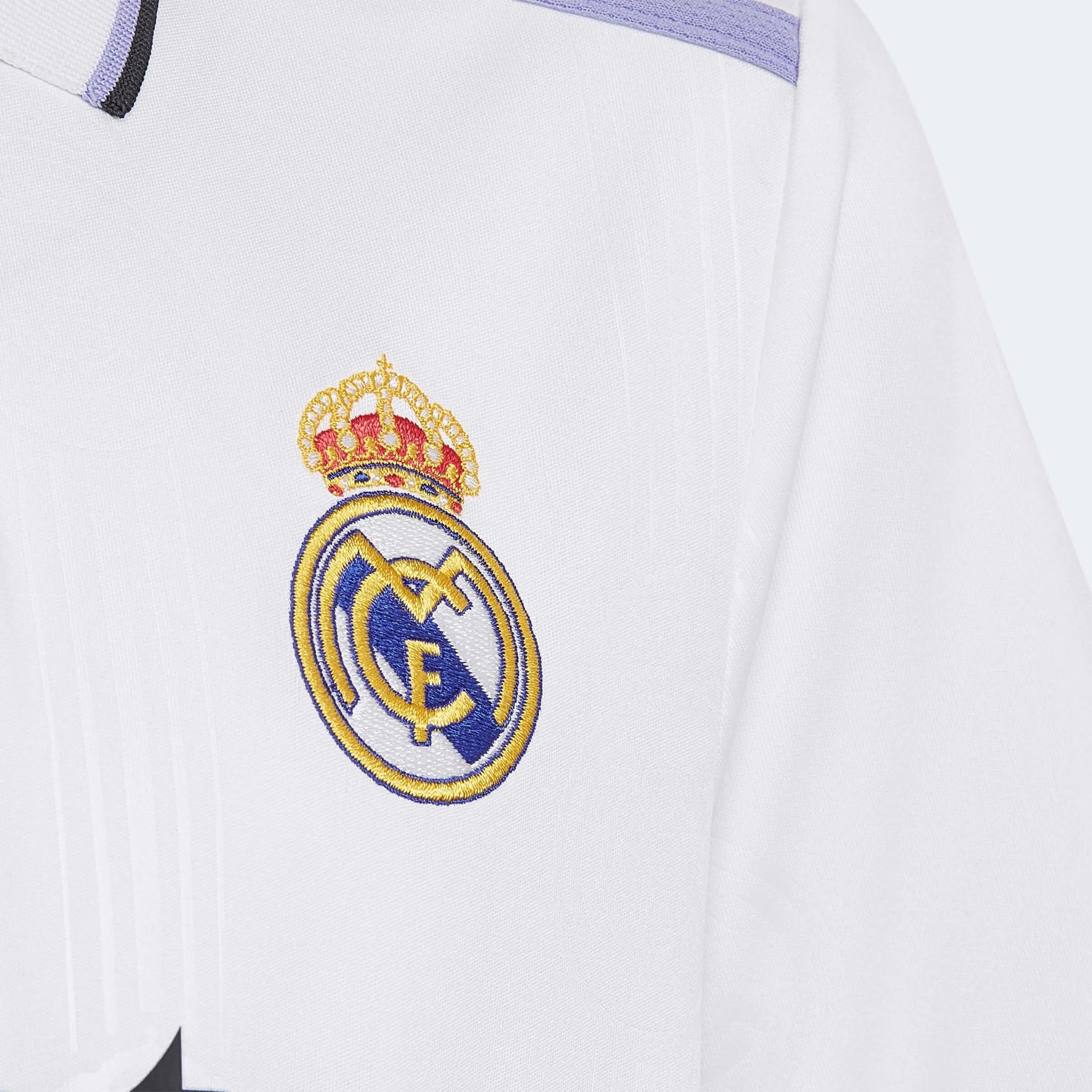 adidas 2022-23 Real Madrid Youth Home Jersey - White