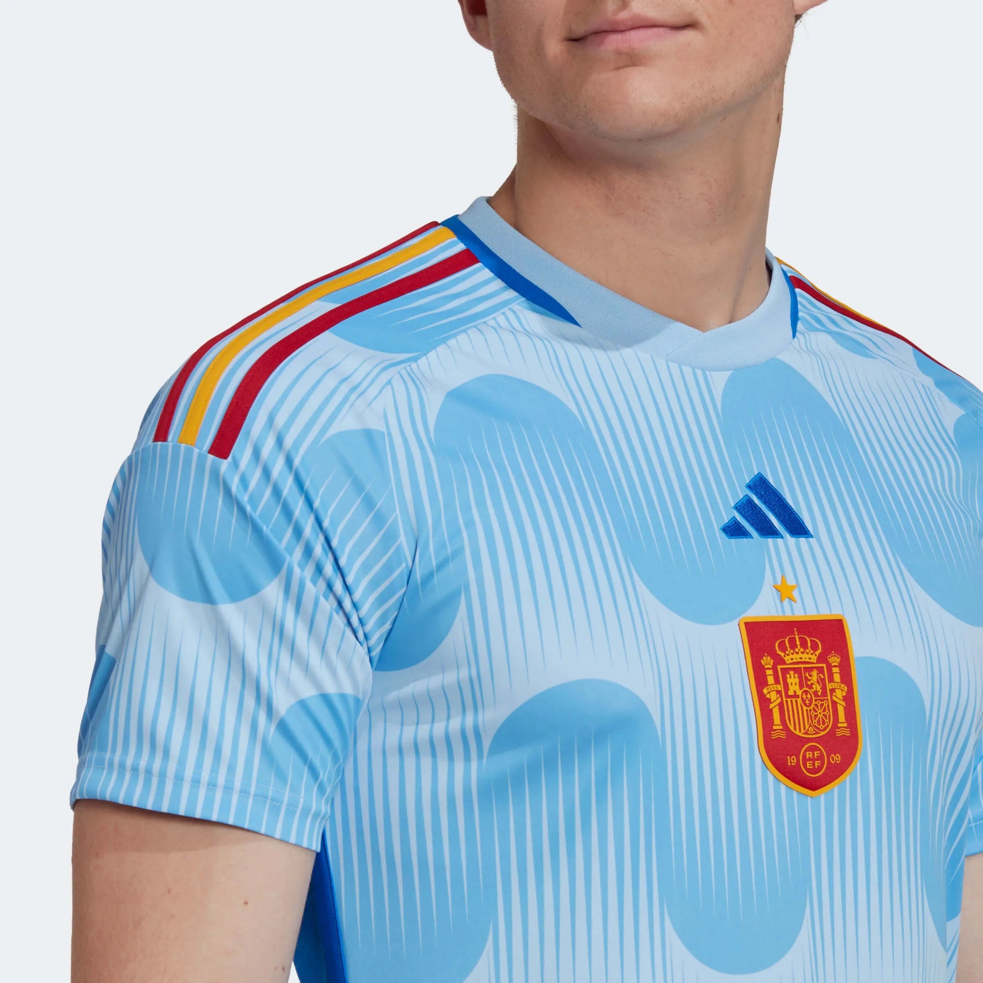 adidas 2022-23 Spain Away Jersey Glory Blue