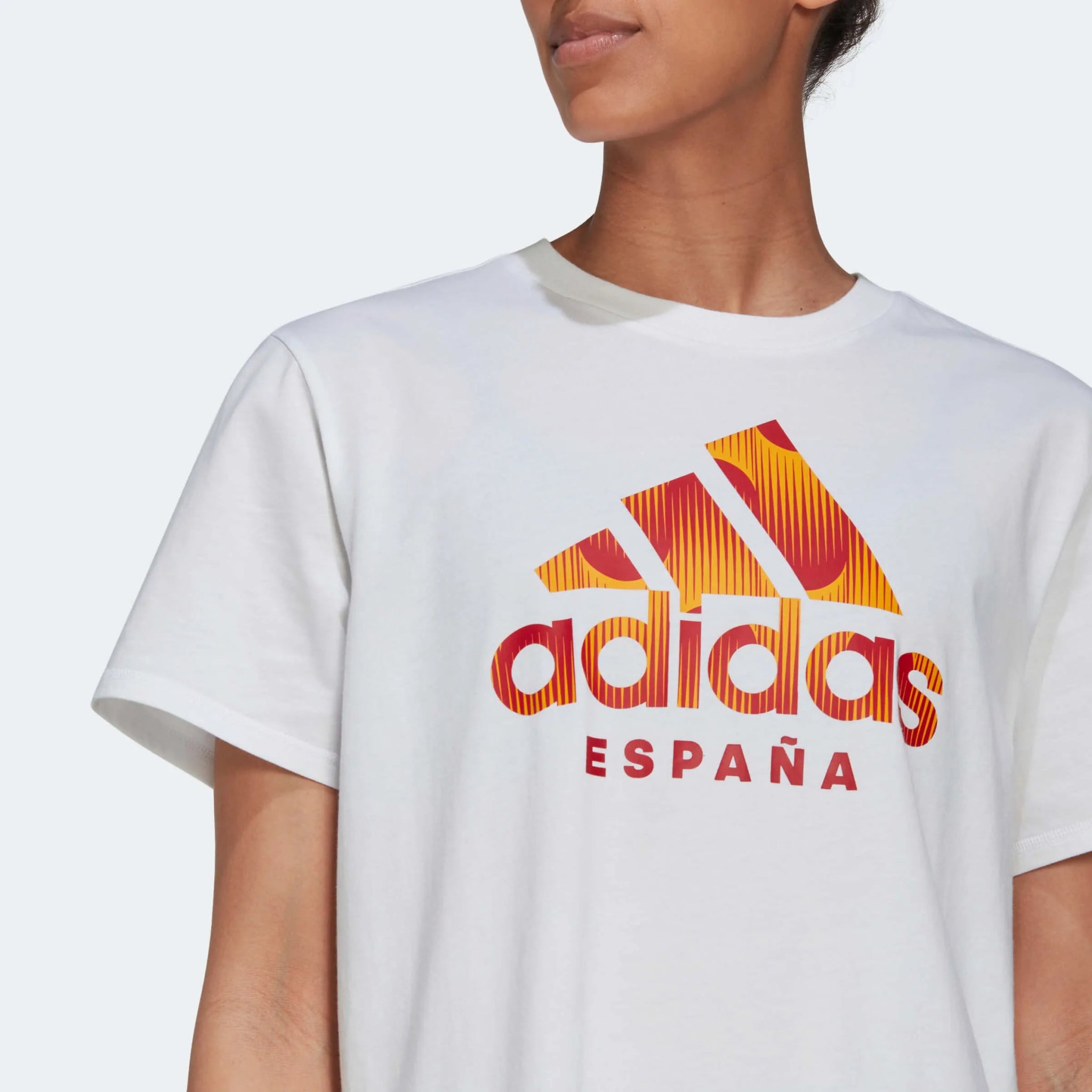 adidas 2022-23 Spain Women's Tee - White (Detail 1)