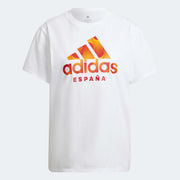 adidas 2022-23 Spain Women's Tee - White (Front)