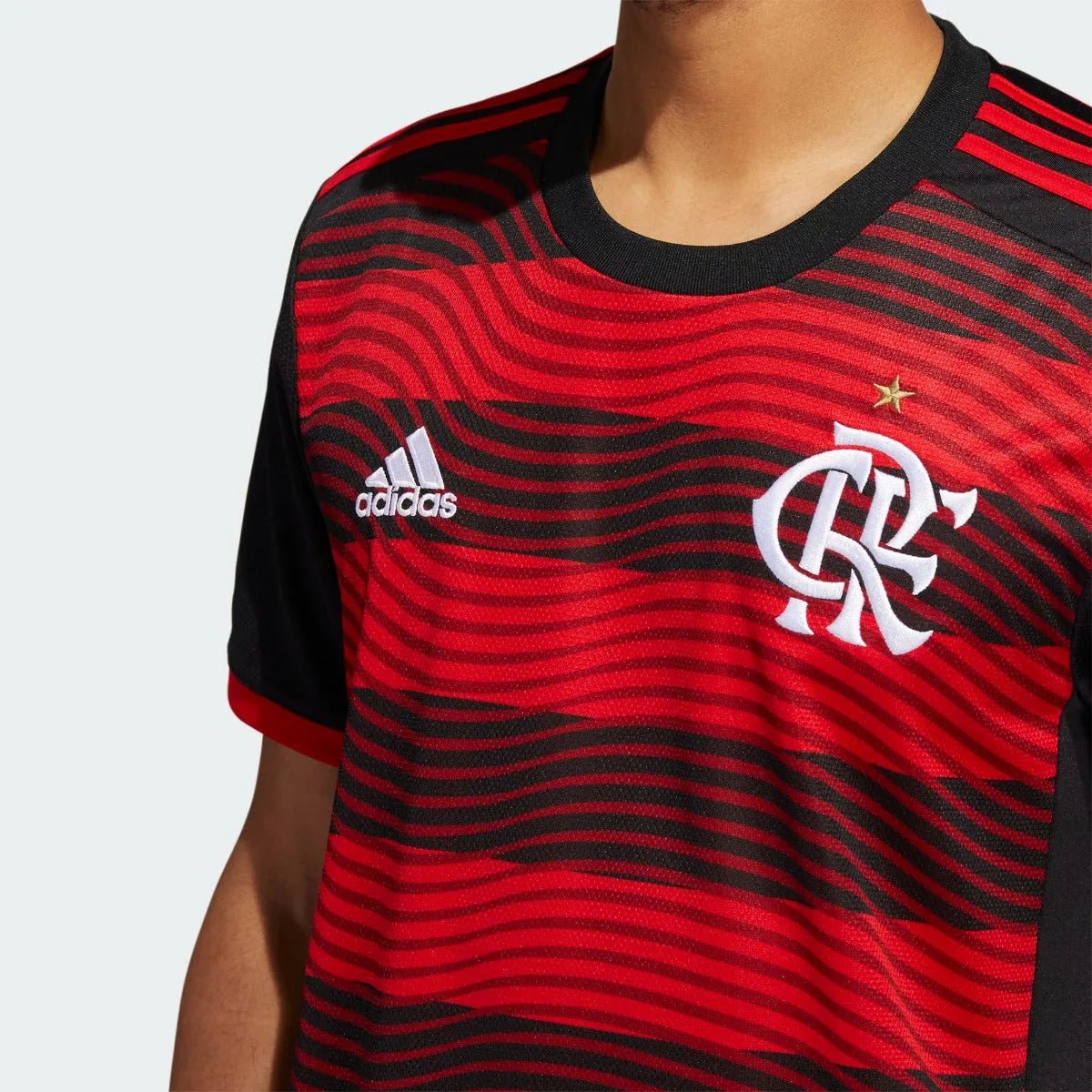 adidas 2022 CR Flamengo Home Jersey - Red-Black