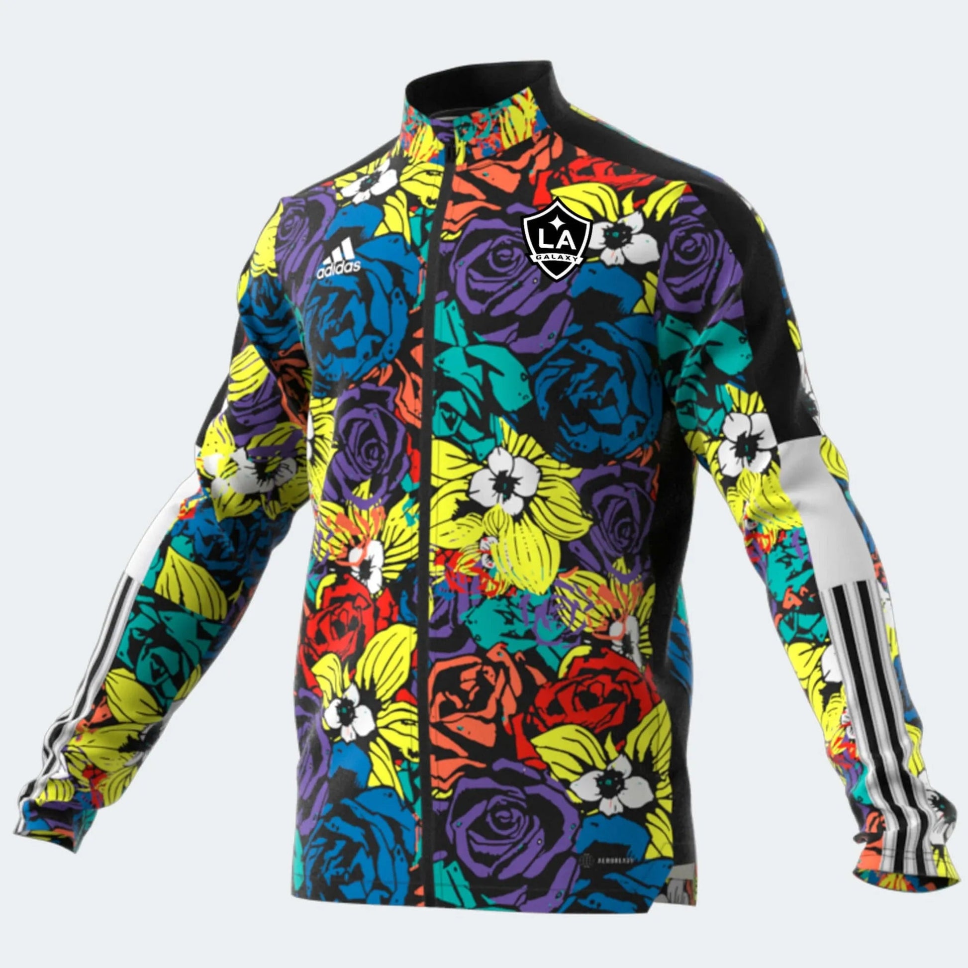 adidas 2022 LA Galaxy Unity Flower Jacket - Multicolor