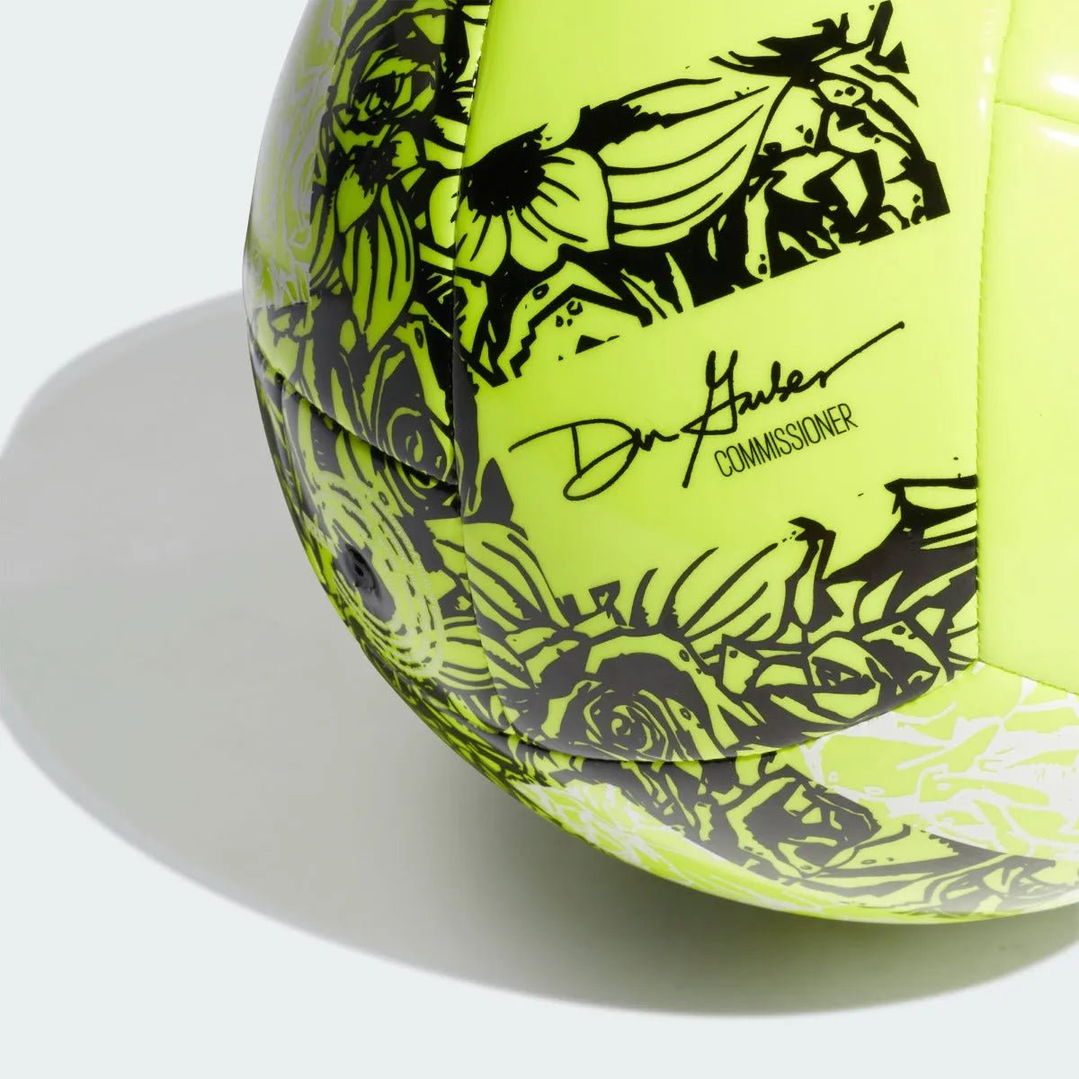 Adidas 2022  MLS Club Ball - Solar Yellow-Black (Detail 2)