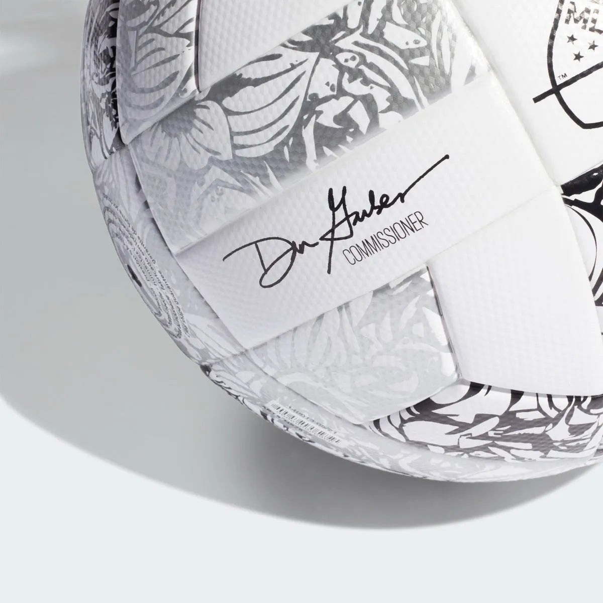 adidas 2022 MLS NFHS League Ball - White-Silver (Detail 2)