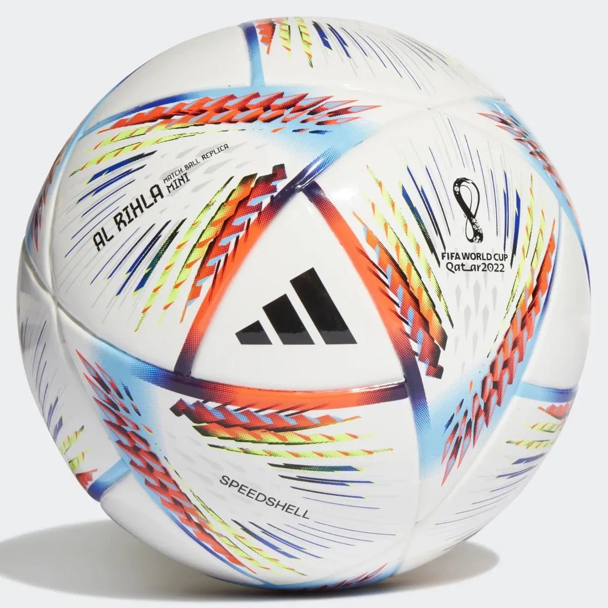 adidas 2022 World Cup Al Rihla Mini Ball - White-Pantone (Front)