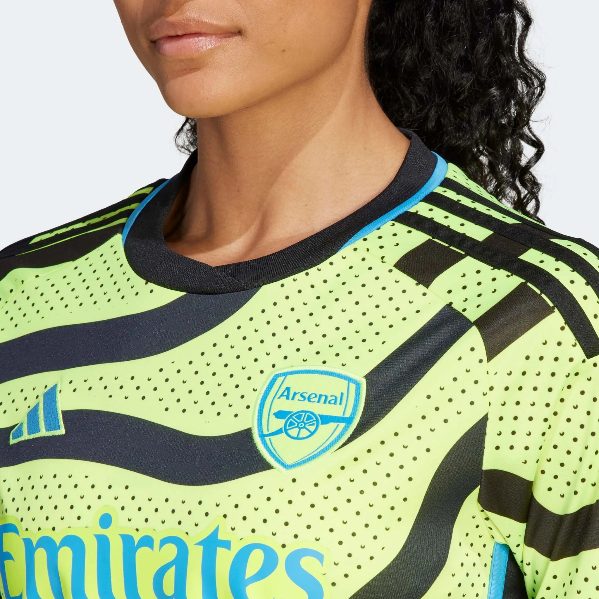 adidas 2023-24 Arsenal Women's Stadium Away Jersey (Detail 1)