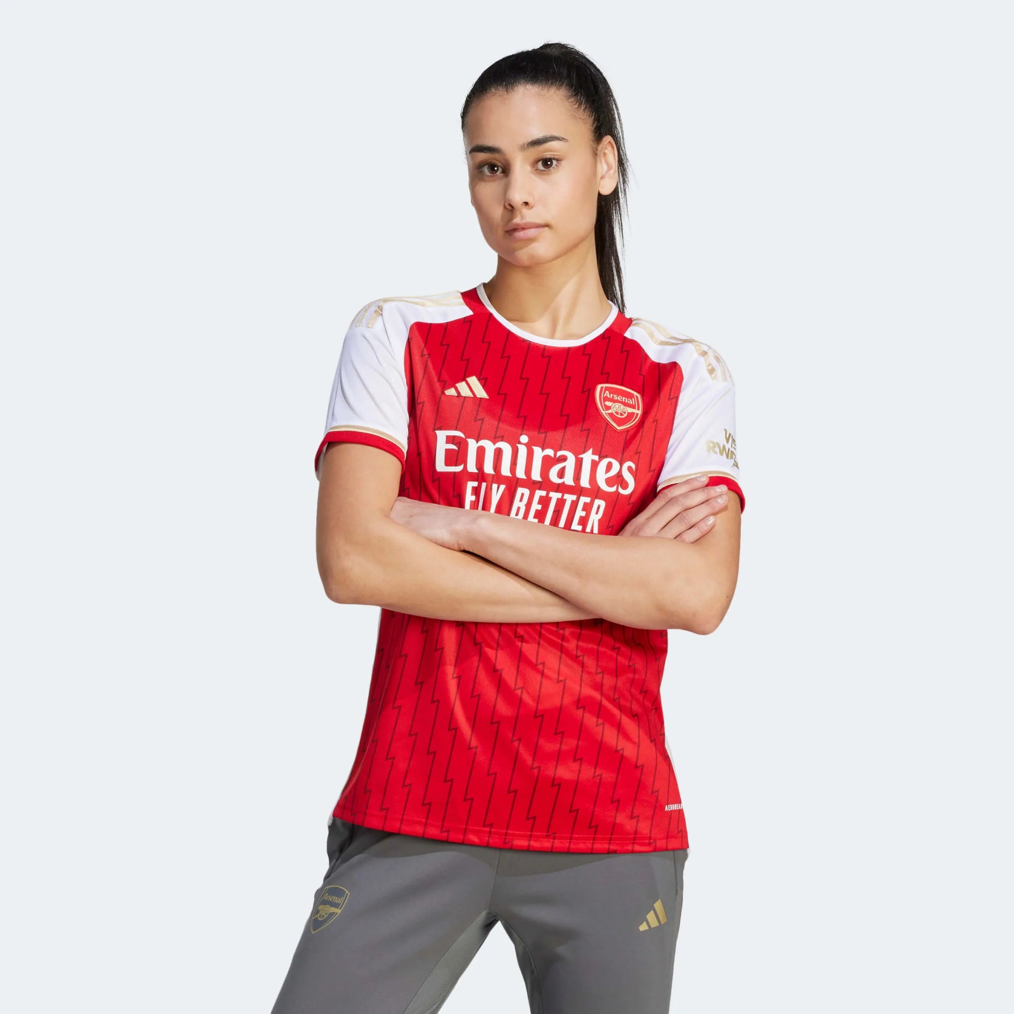 adidas 2023-24 Arsenal Women's Stadium Home Jersey