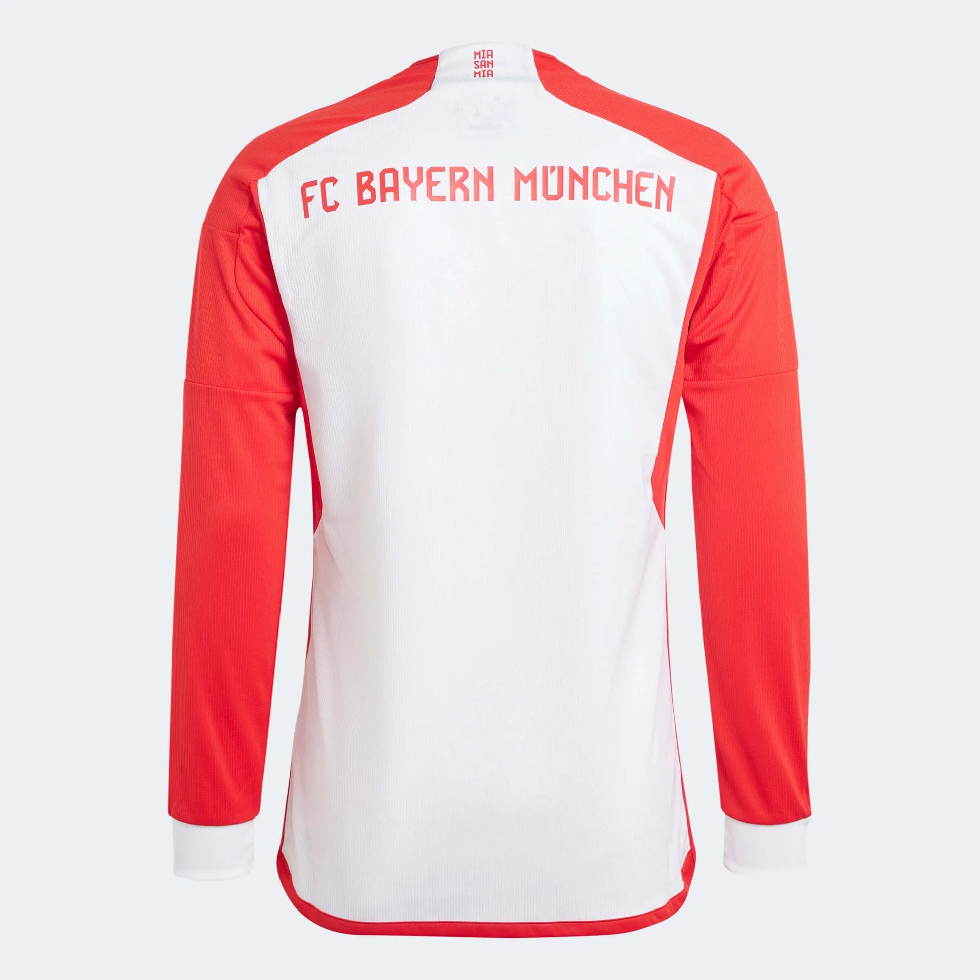adidas 2023-24 Bayern Munich Men's Stadium Home Long-Sleeve Jersey