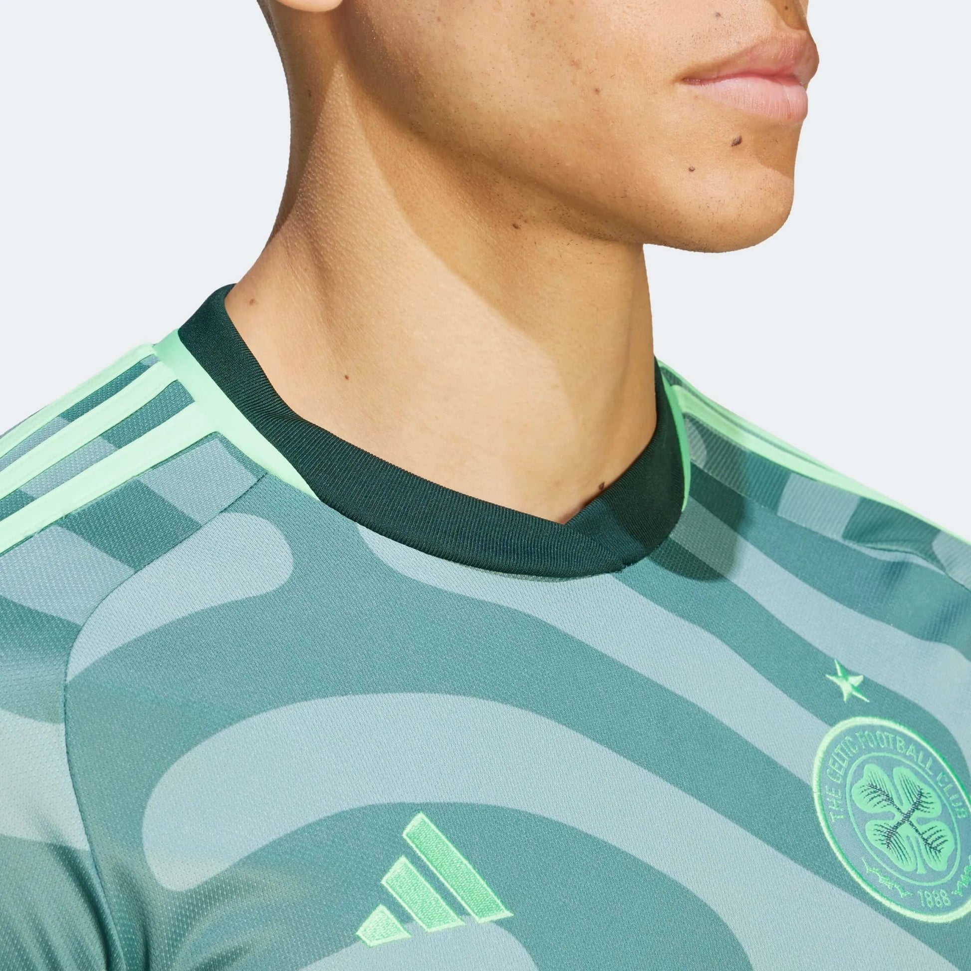 adidas 2023-24 Celtic Men's Stadium Third Jersey (Detail 2)