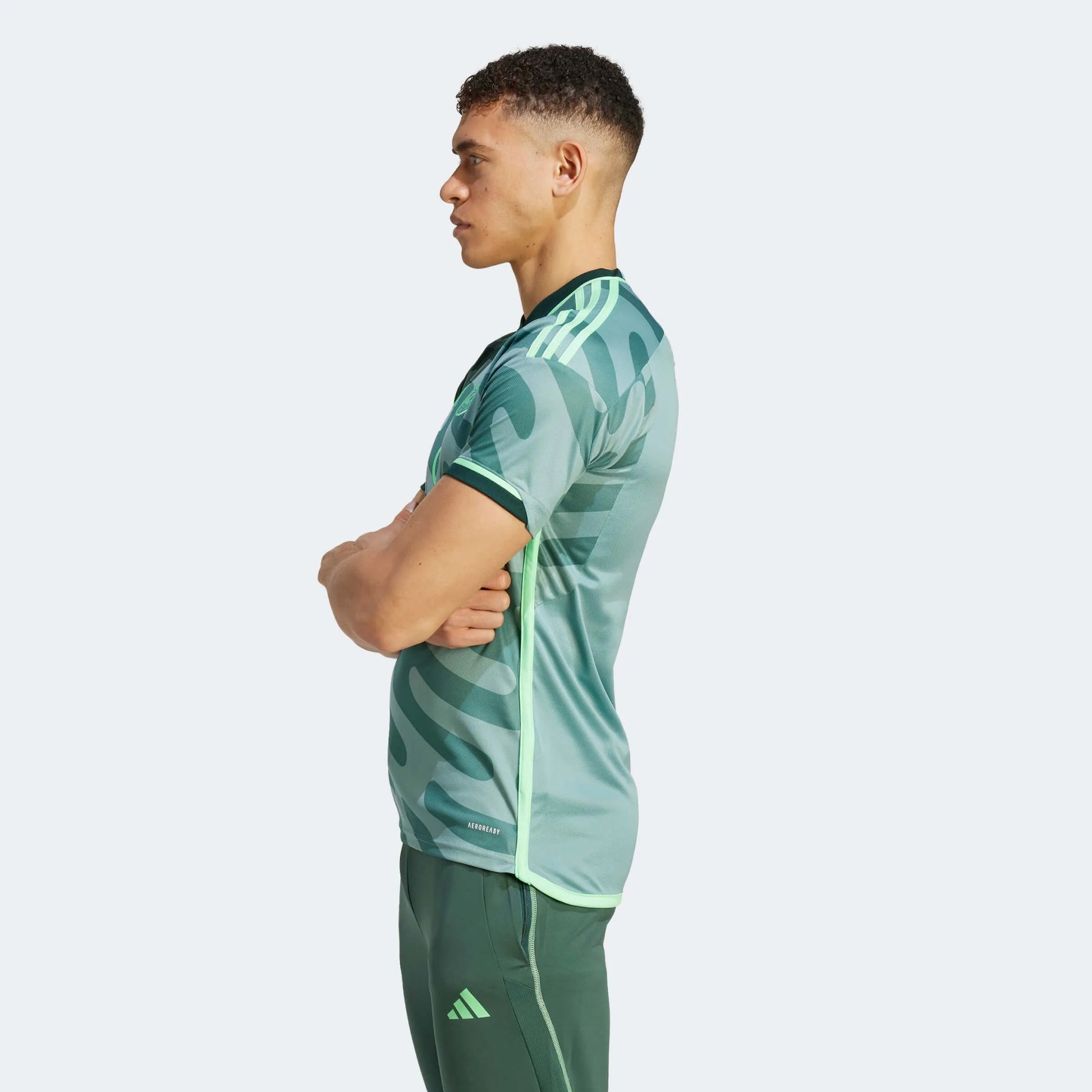 adidas 2023-24 Celtic Men's Stadium Third Jersey (Model - Side)