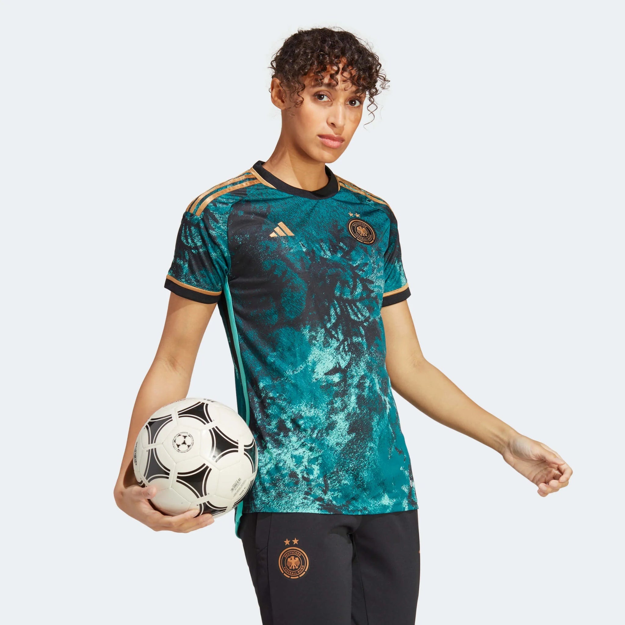 adidas 2023-24 Germany Womens Away Jersey - Legacy Teal