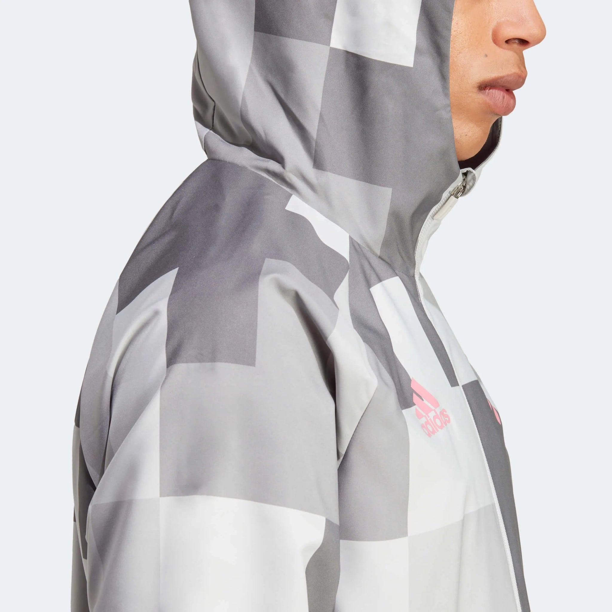 adidas 2023-24 Juventus Graphic Windbreaker - Grey One