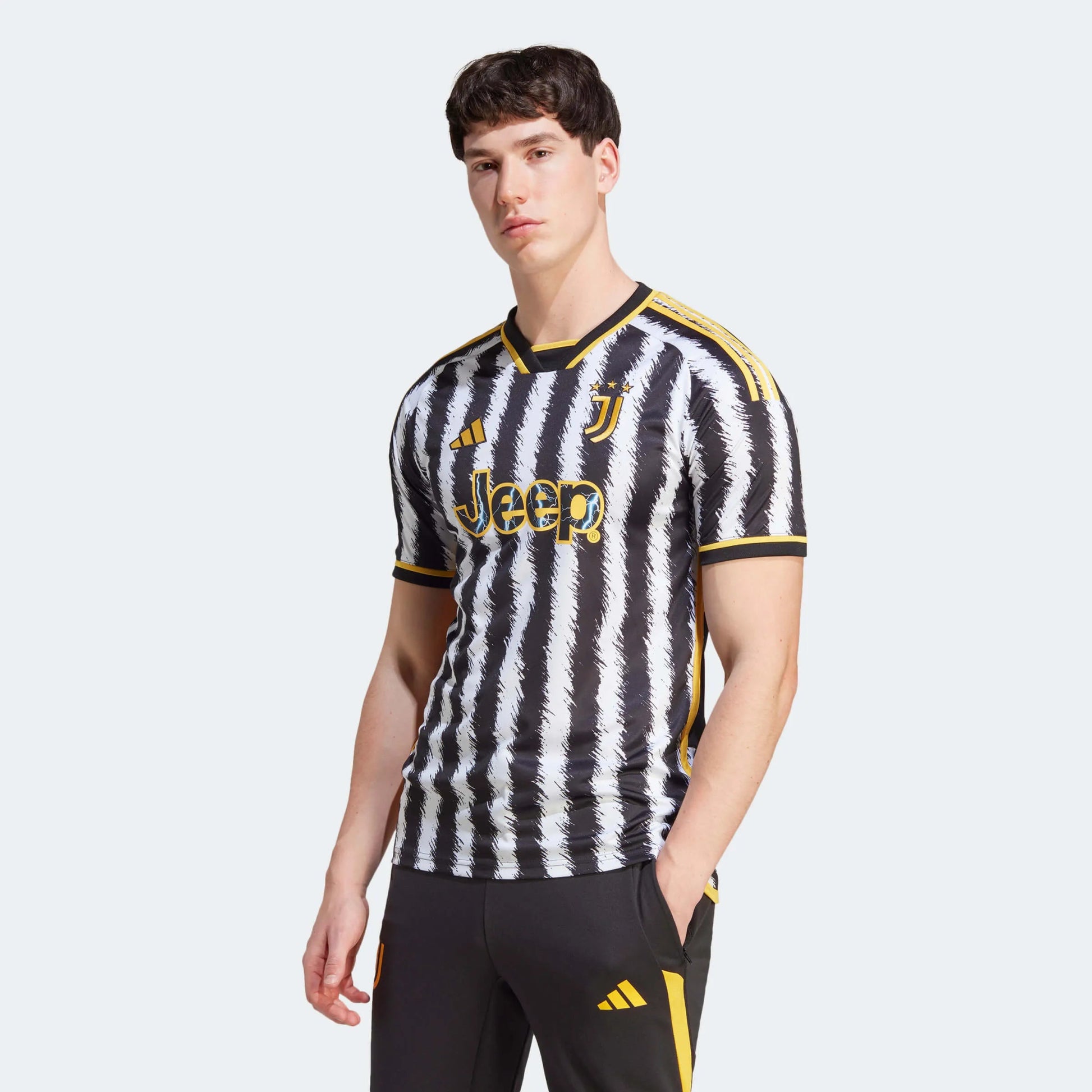 adidas 2023-24 Juventus Men's Stadium Home Jersey