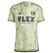 adidas 2023-24 LAFC Authentic Away Jersey - Magic Lime-Tent Green