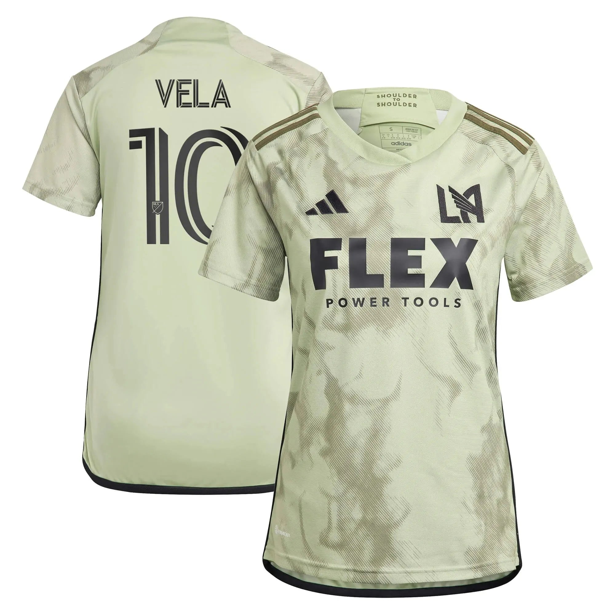 adidas 2023-24 LAFC Women's Away Jersey - Magic Lime-Tent Green