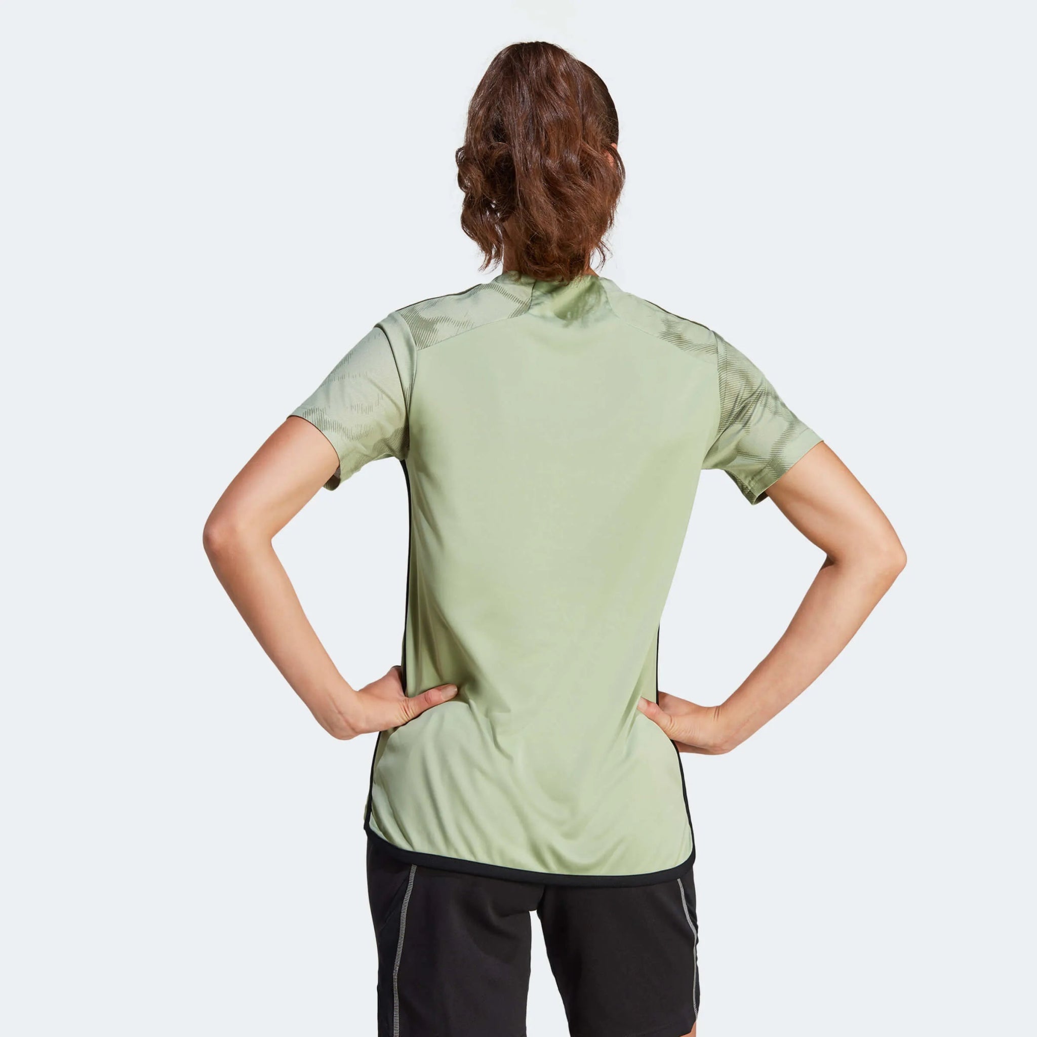 adidas 2023-24 LAFC Women's Away Jersey - Magic Lime-Tent Green (Model - Back)